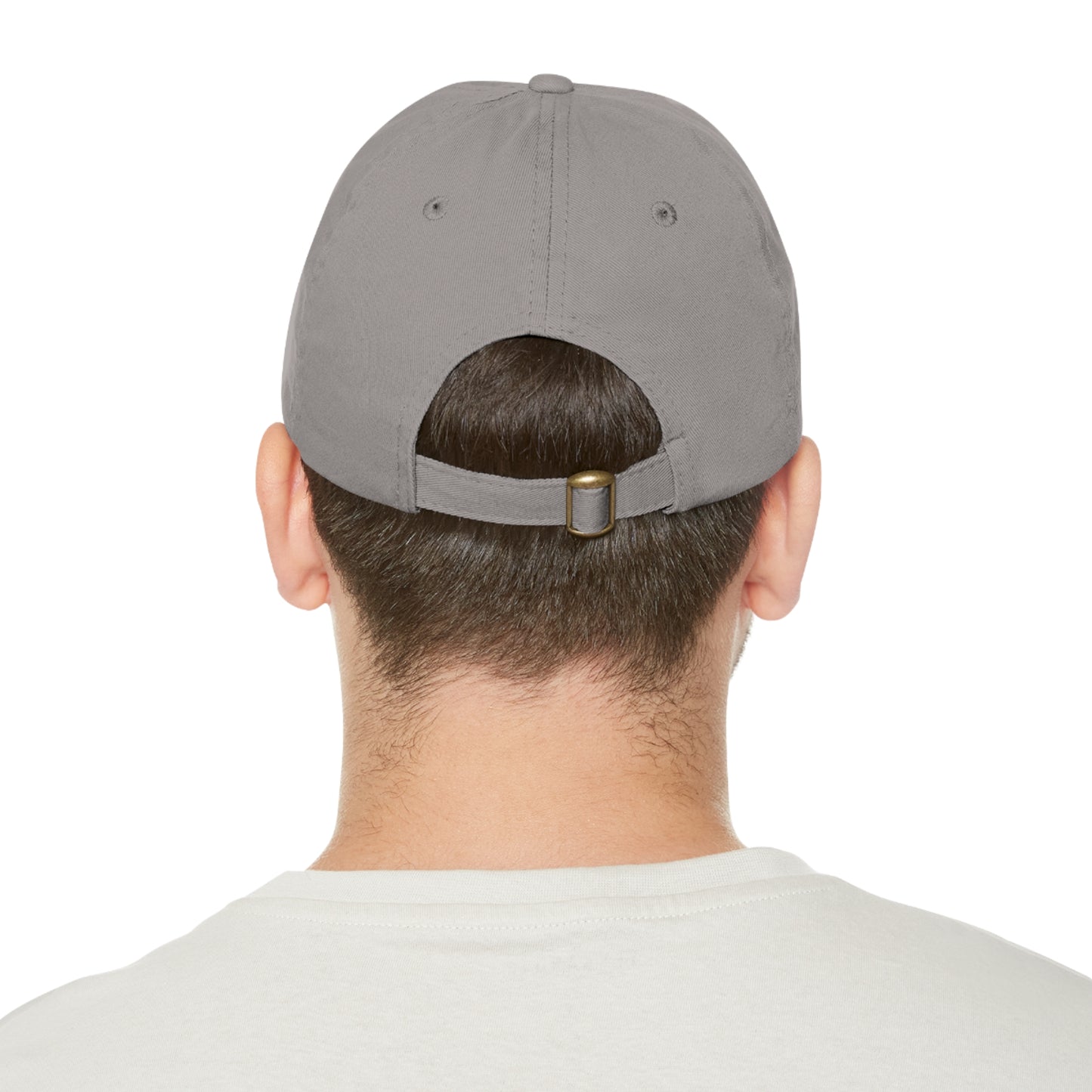 AS Logo Dad Hat with Leather Patch (Round)