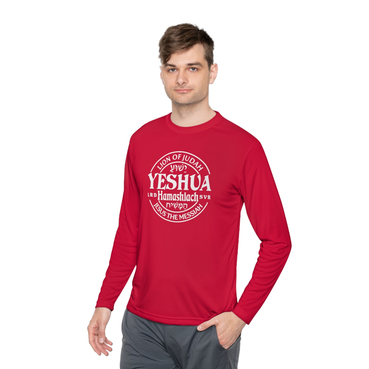 Yeshua - Lion Of Judah Unisex Lightweight Long Sleeve Tee
