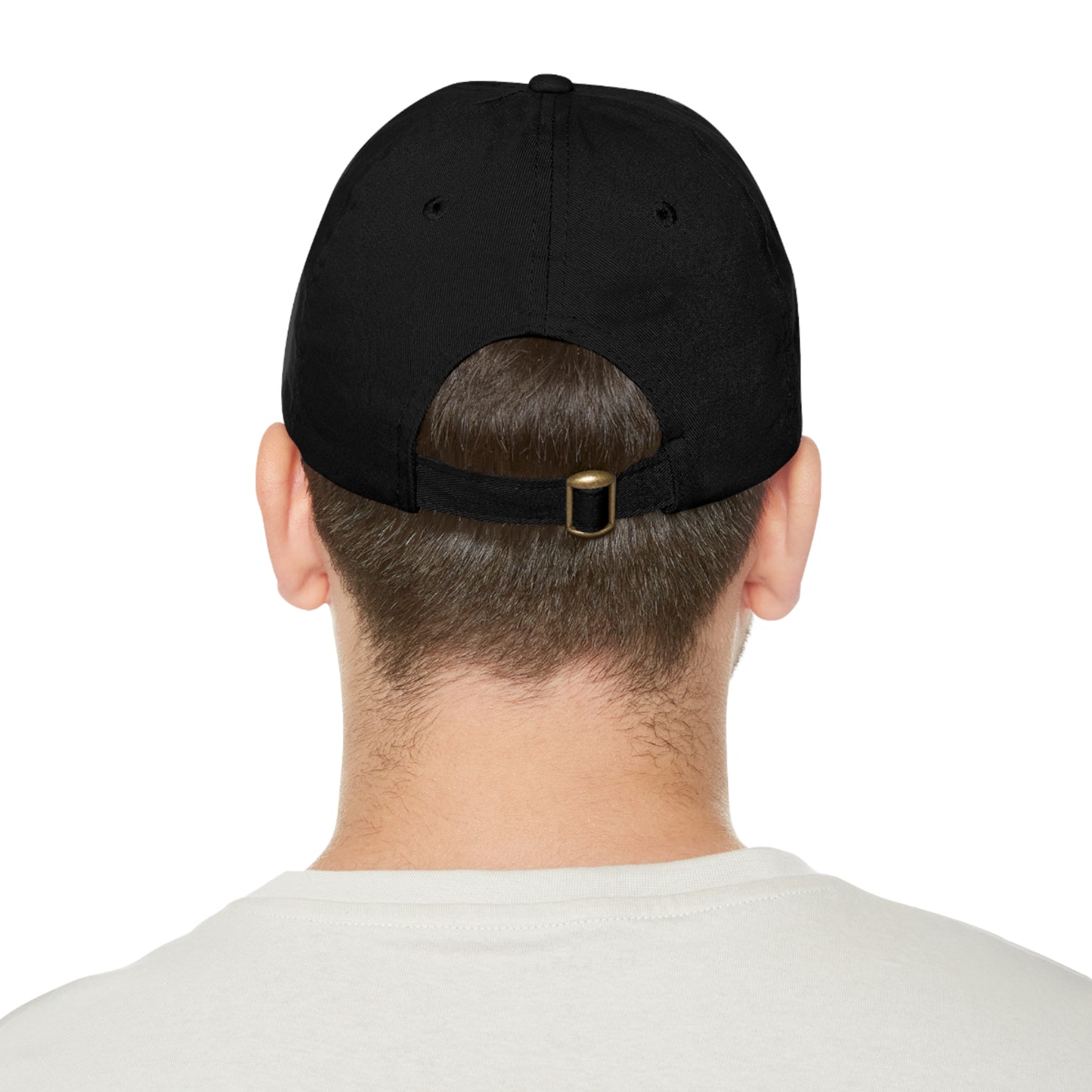 AS Logo Dad Hat with Leather Patch (Round)