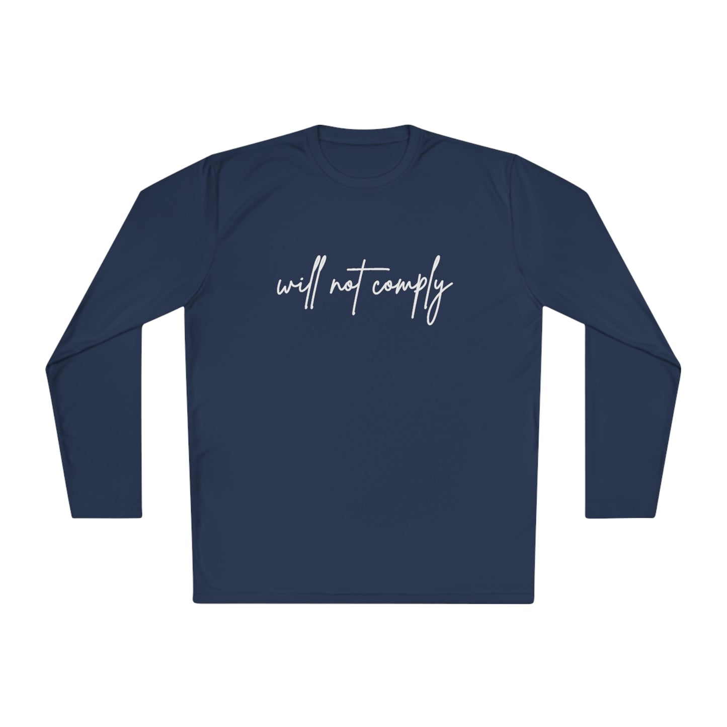 Will Not Comply Unisex Lightweight Long Sleeve Tee
