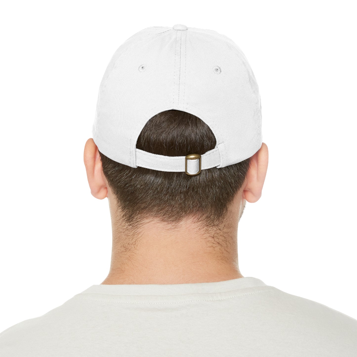 AS Logo Dad Hat with Leather Patch (Round)