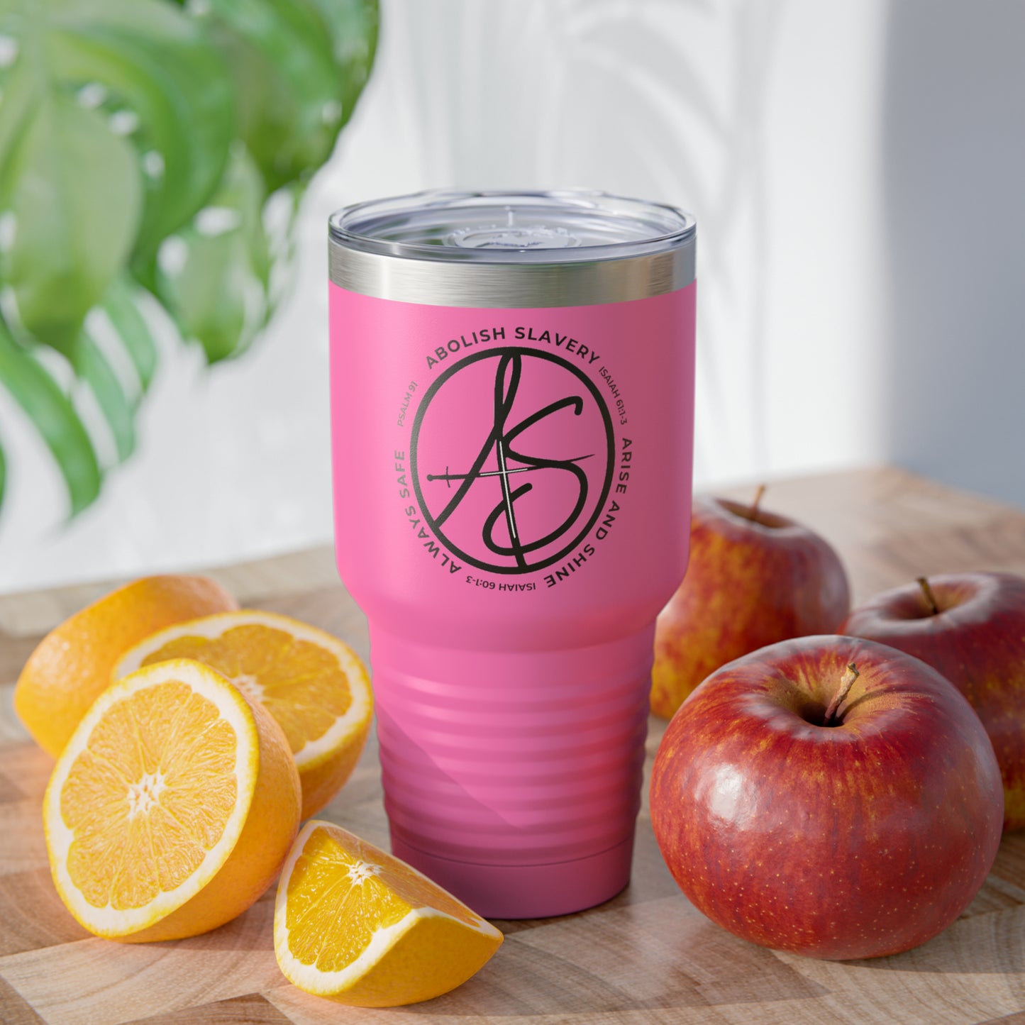 AS Logo Ringneck Tumbler, 30oz (available in 6 colors)