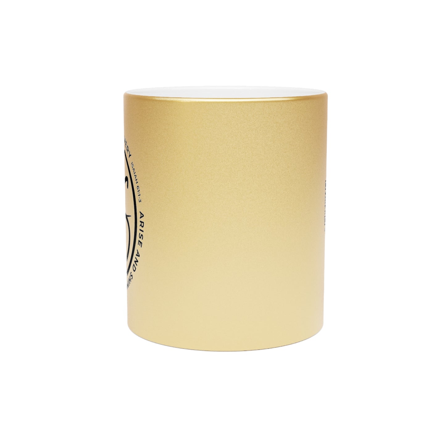 AS Logo Gold Metallic Mug