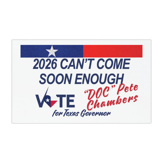 Vote for Change Car Magnet | Political Campaign Magnet, Vehicle Decor, Election Year Decor, Texas Governor Support, Gift for Activists