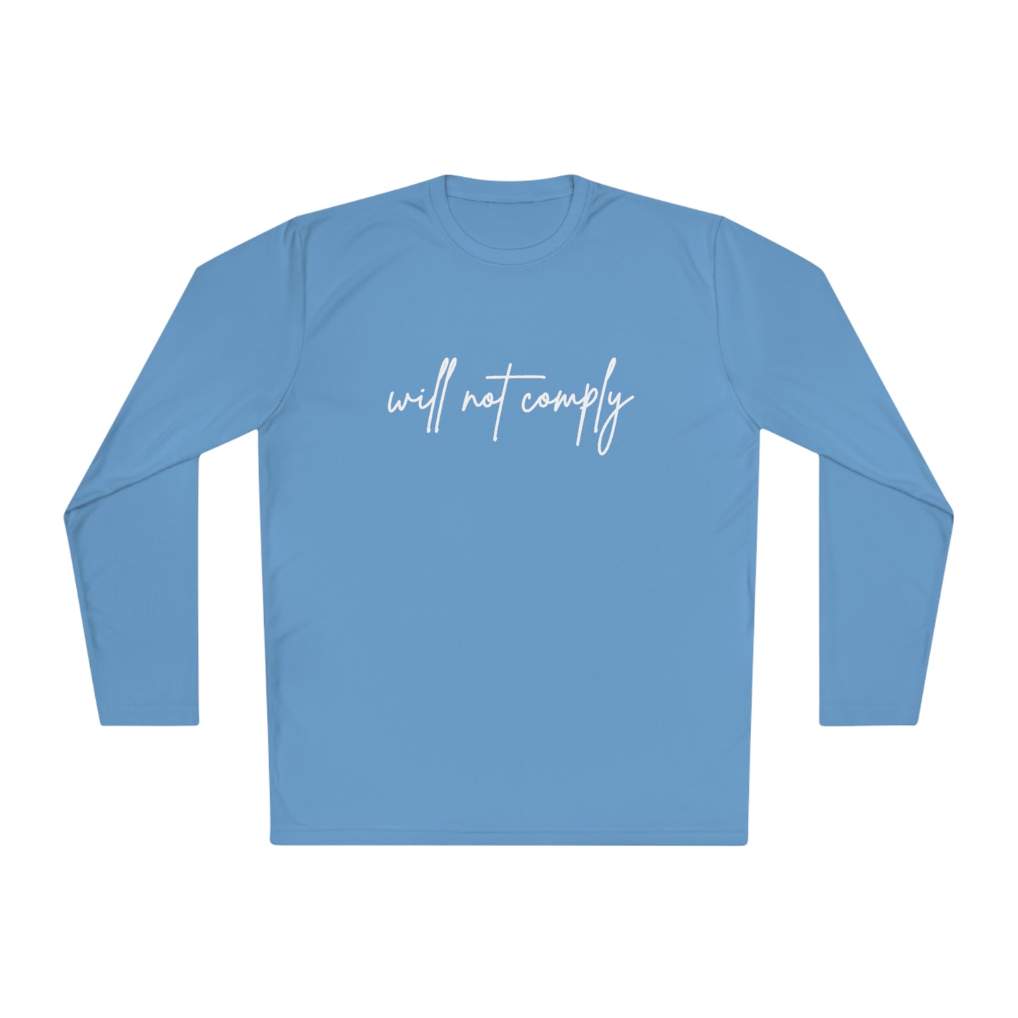 Will Not Comply Unisex Lightweight Long Sleeve Tee