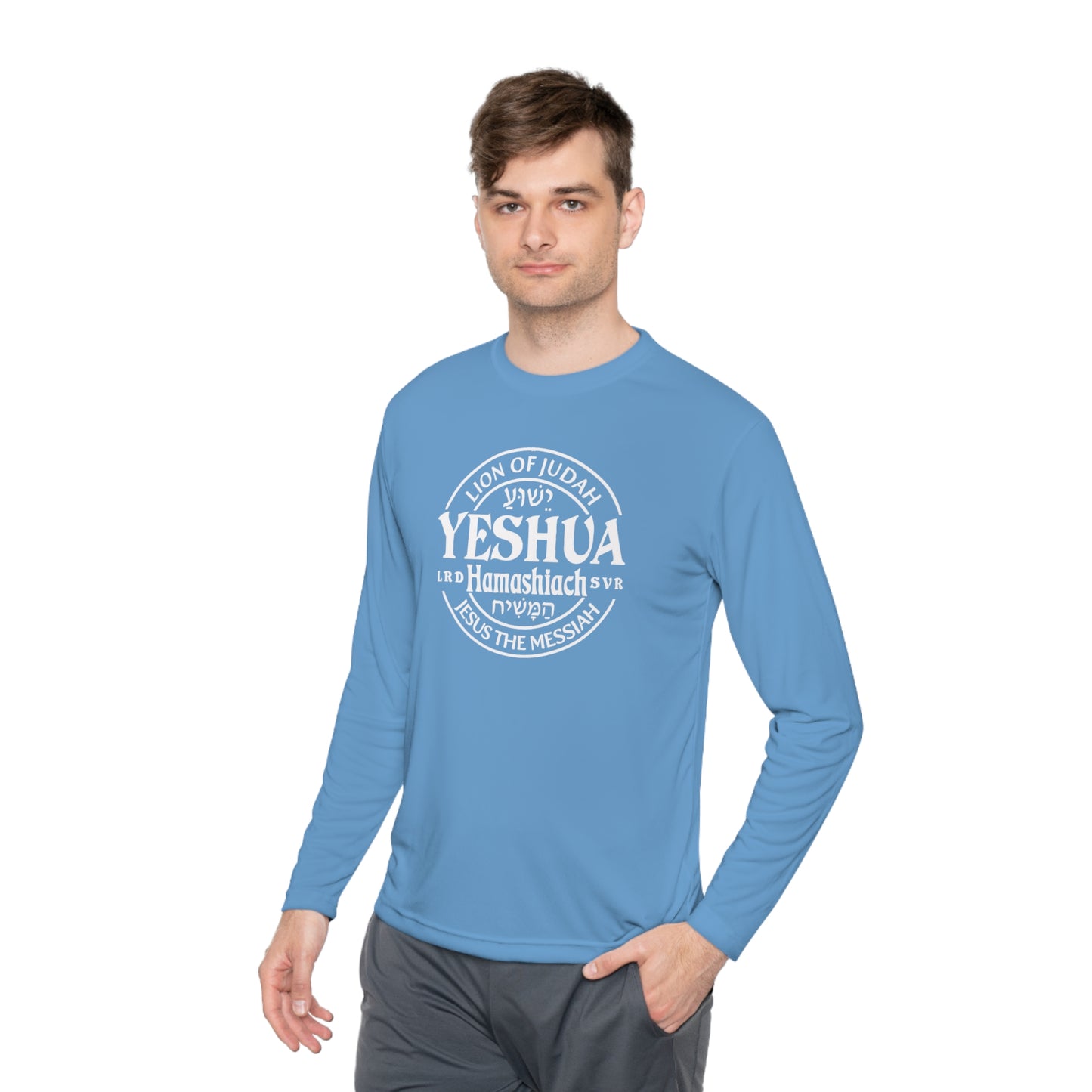 Yeshua - Lion Of Judah Unisex Lightweight Long Sleeve Tee