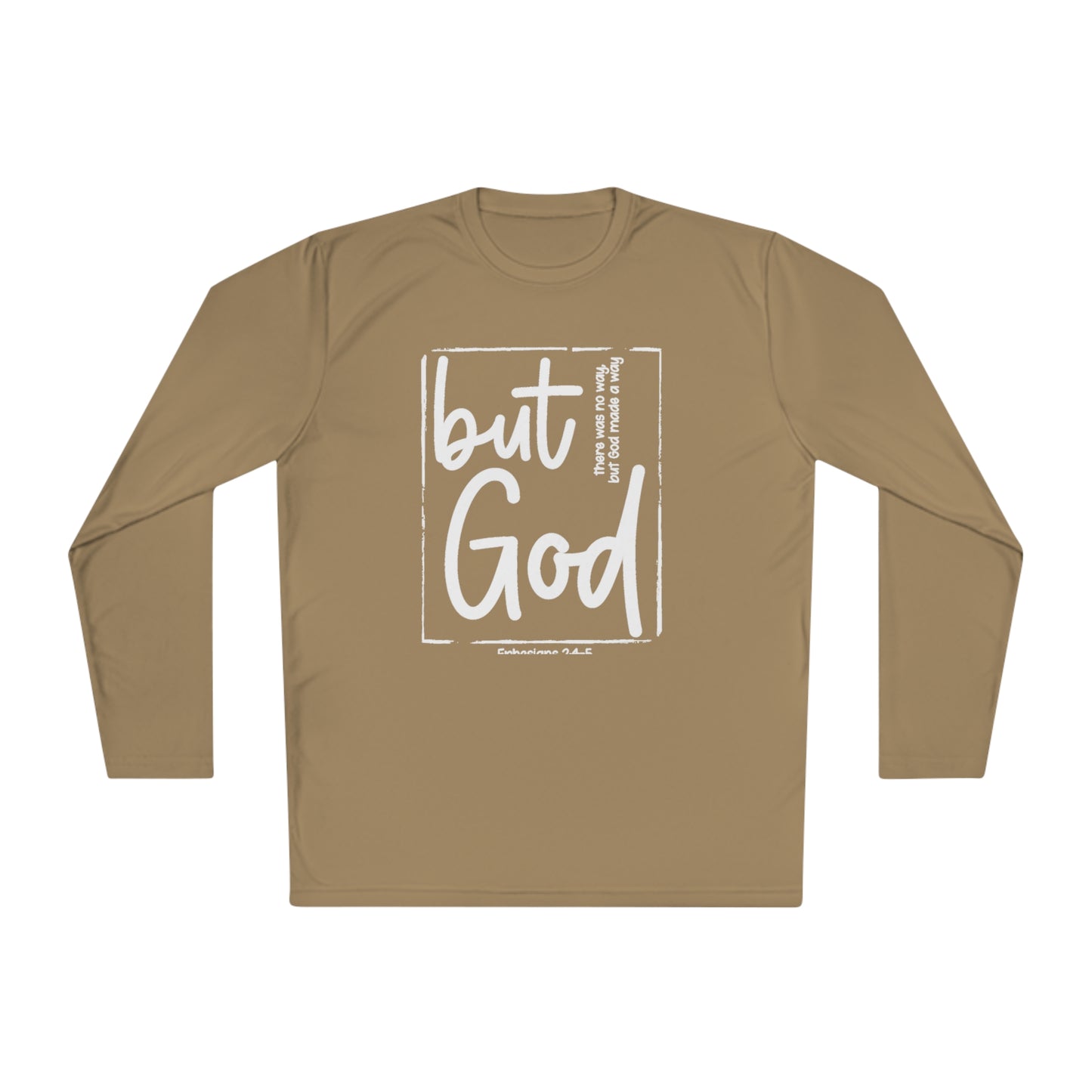 But God Unisex Lightweight Long Sleeve Tee