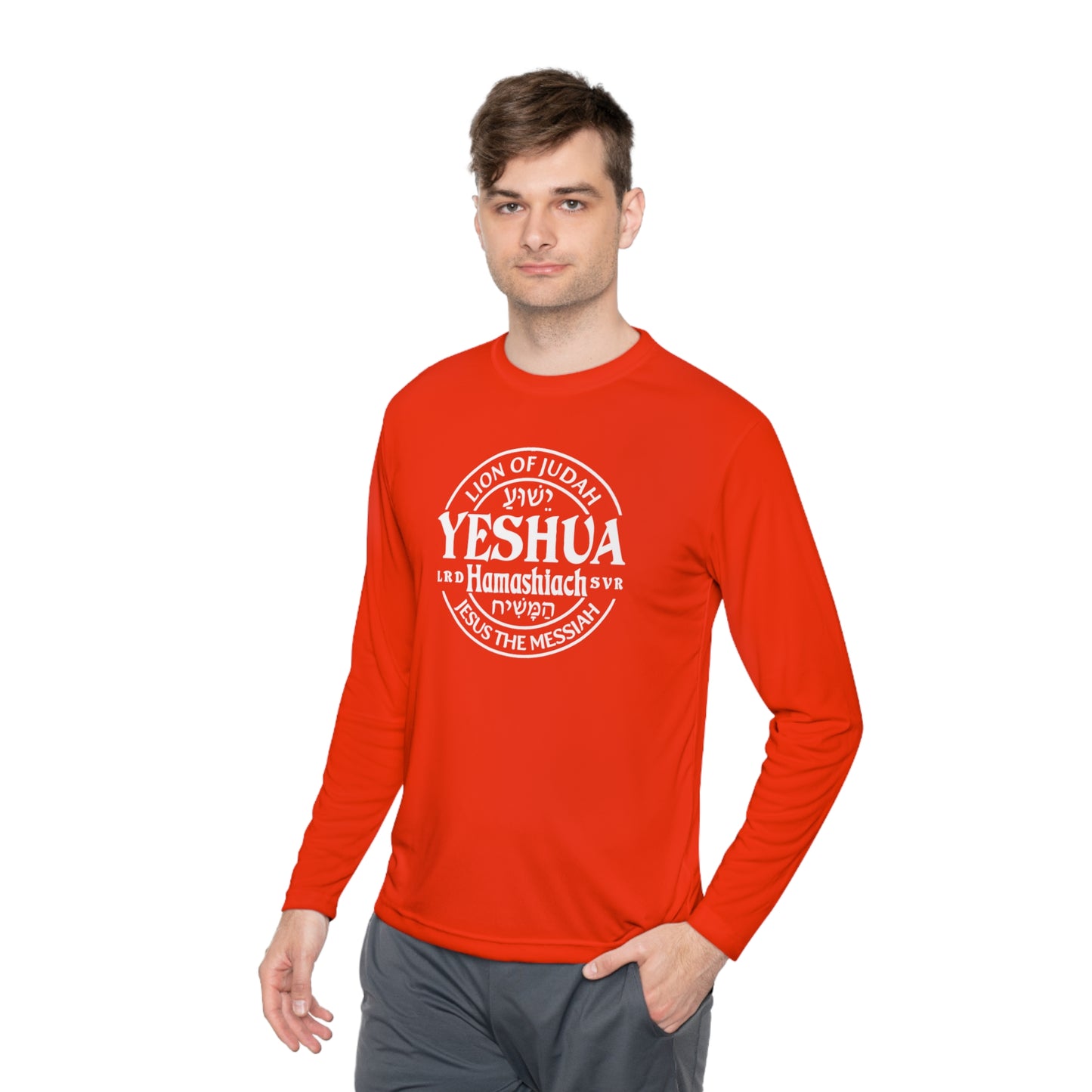 Yeshua - Lion Of Judah Unisex Lightweight Long Sleeve Tee
