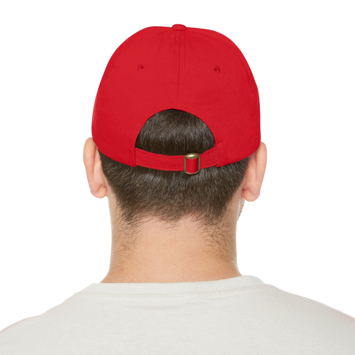 AS Logo Dad Hat with Leather Patch (Round)
