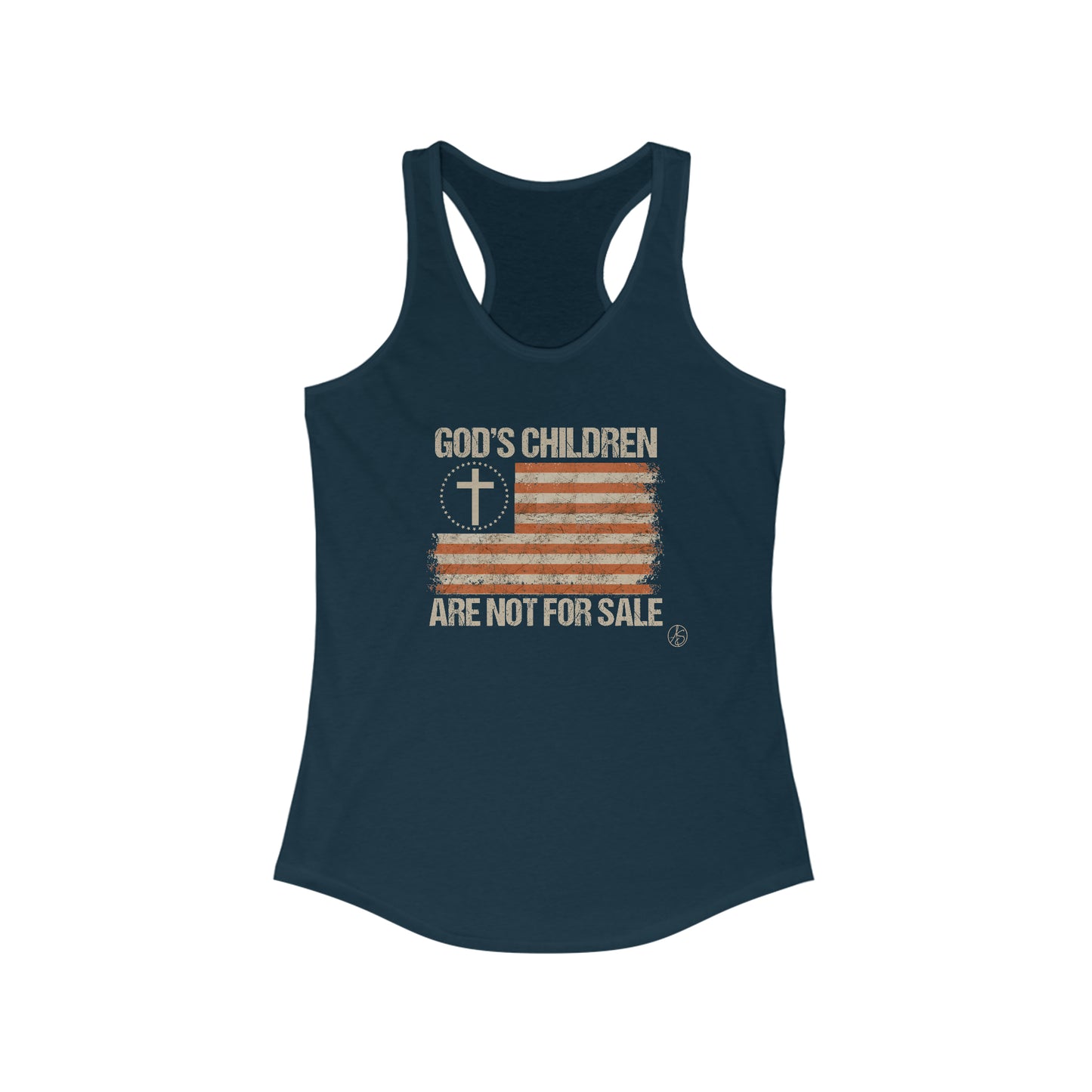 God’s Children Are Not For Sale Women's Ideal Racerback Tank