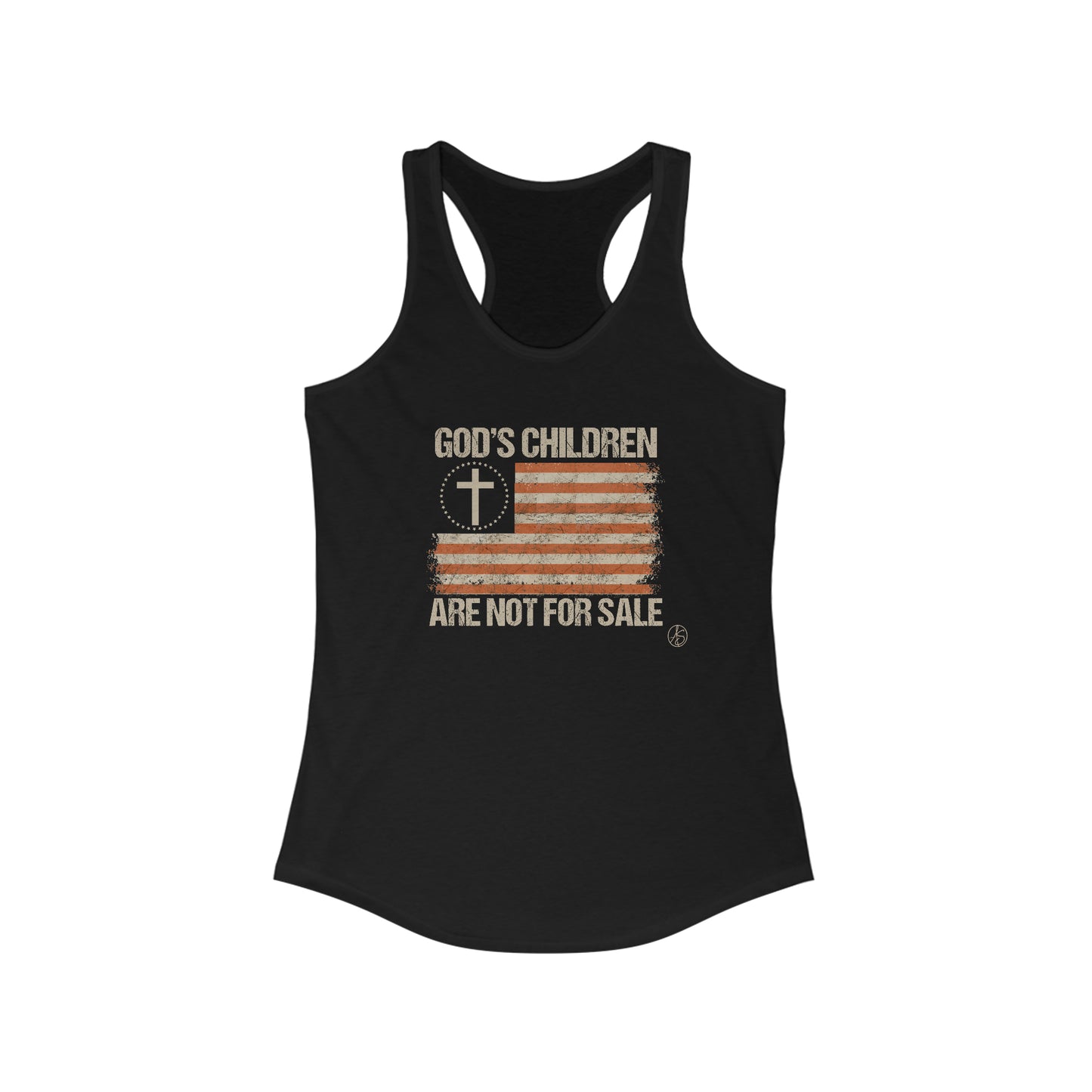 God’s Children Are Not For Sale Women's Ideal Racerback Tank