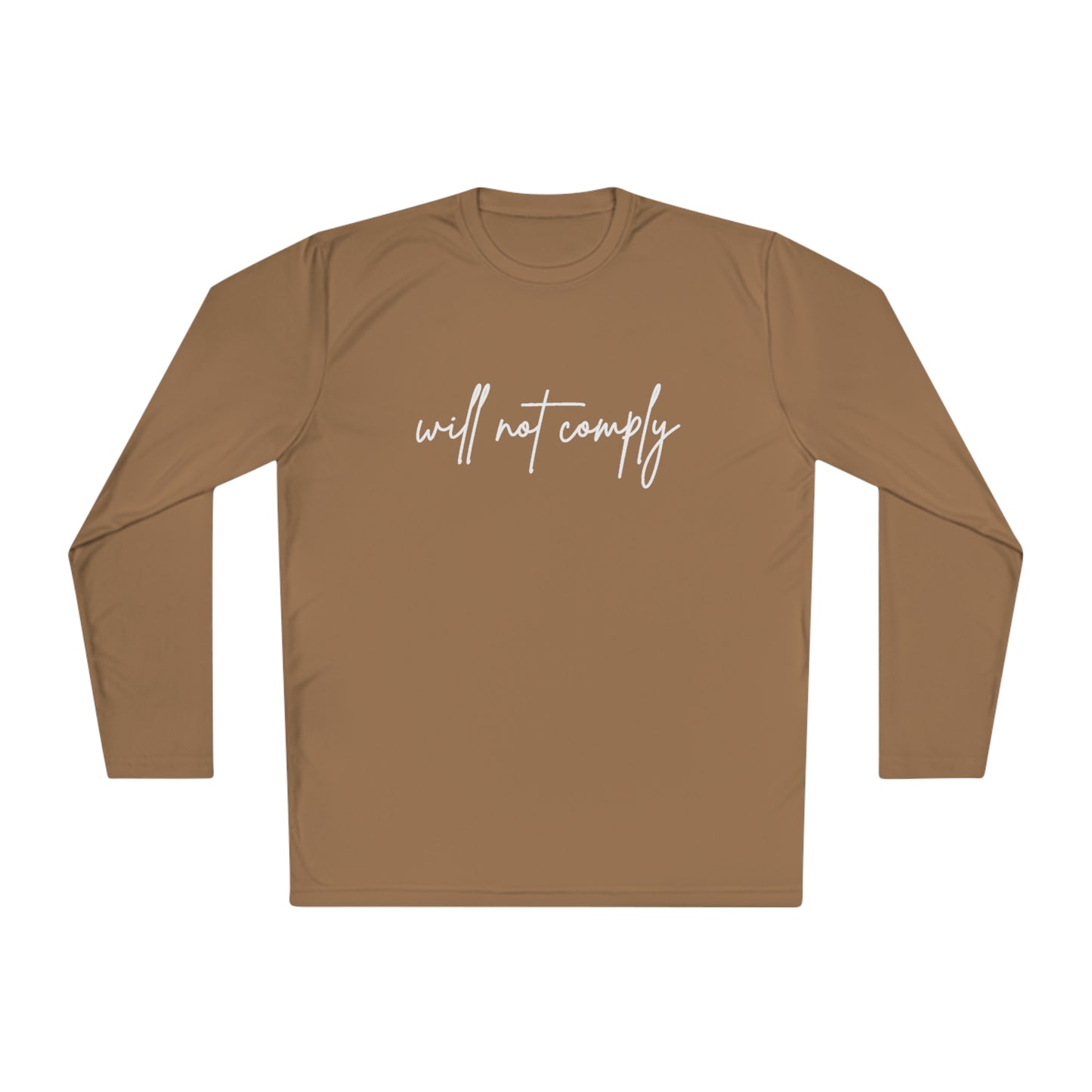 Will Not Comply Unisex Lightweight Long Sleeve Tee