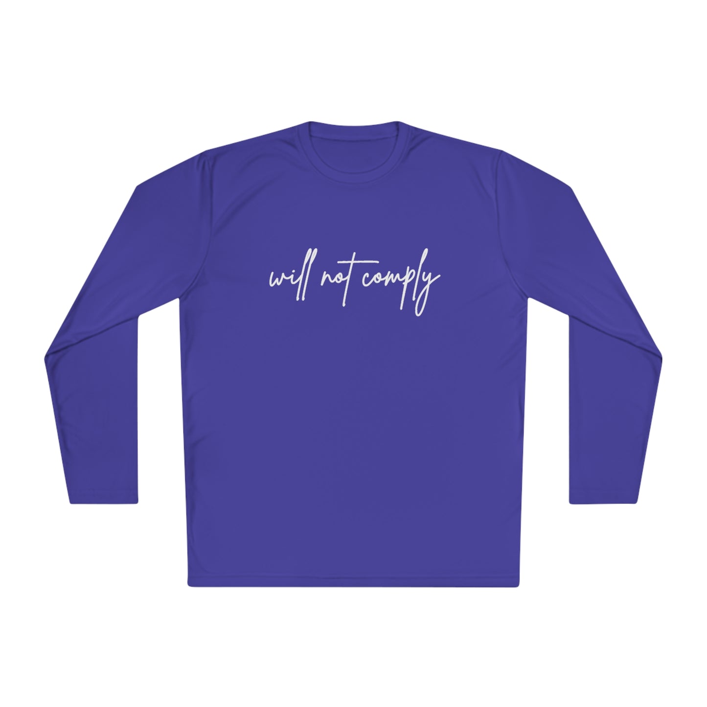 Will Not Comply Unisex Lightweight Long Sleeve Tee