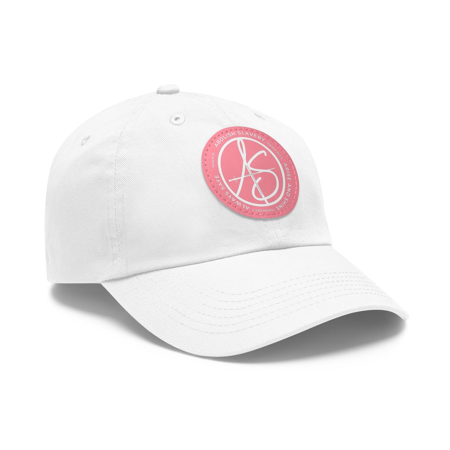 AS Logo Dad Hat with Leather Patch (Round)