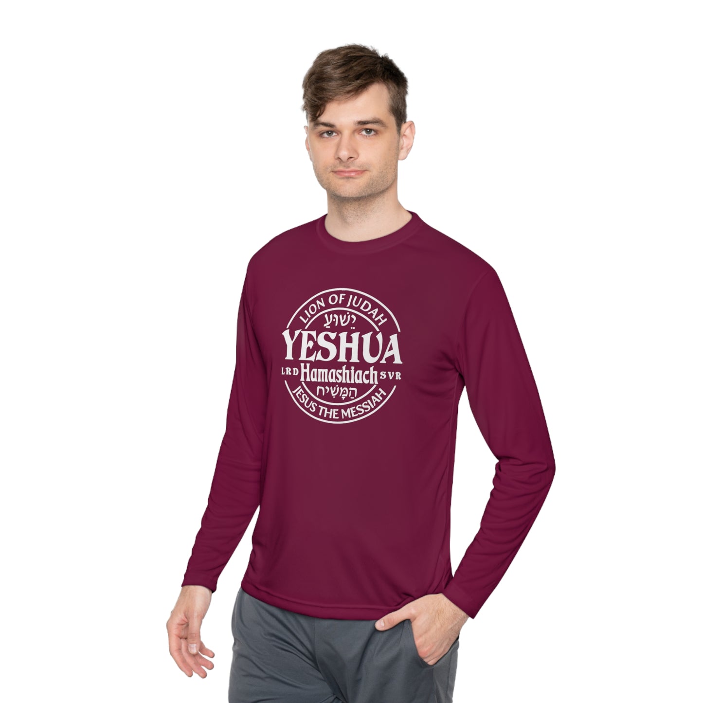 Yeshua - Lion Of Judah Unisex Lightweight Long Sleeve Tee