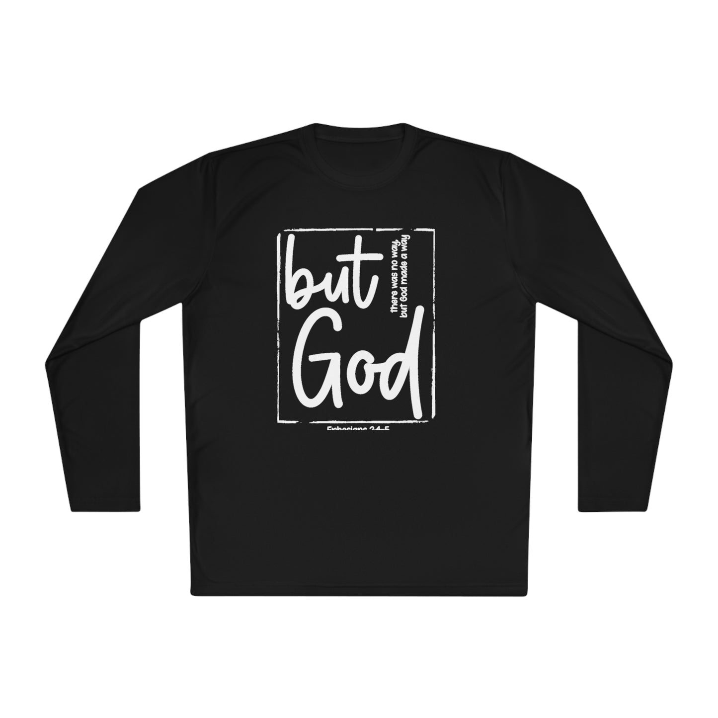 But God Unisex Lightweight Long Sleeve Tee