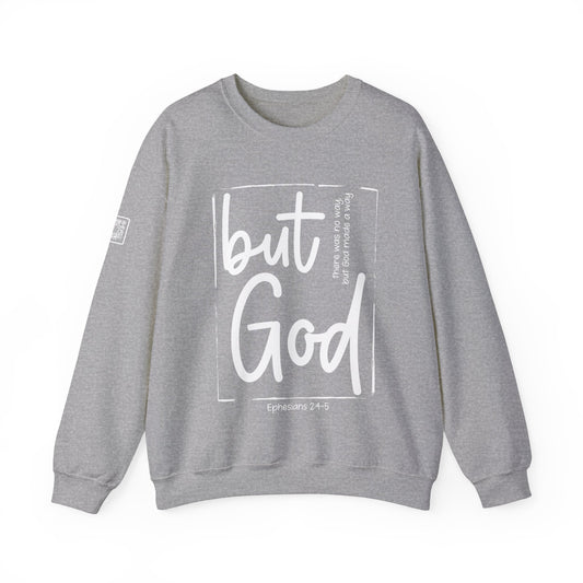 But God Unisex Heavy Blend™ Crewneck Sweatshirt