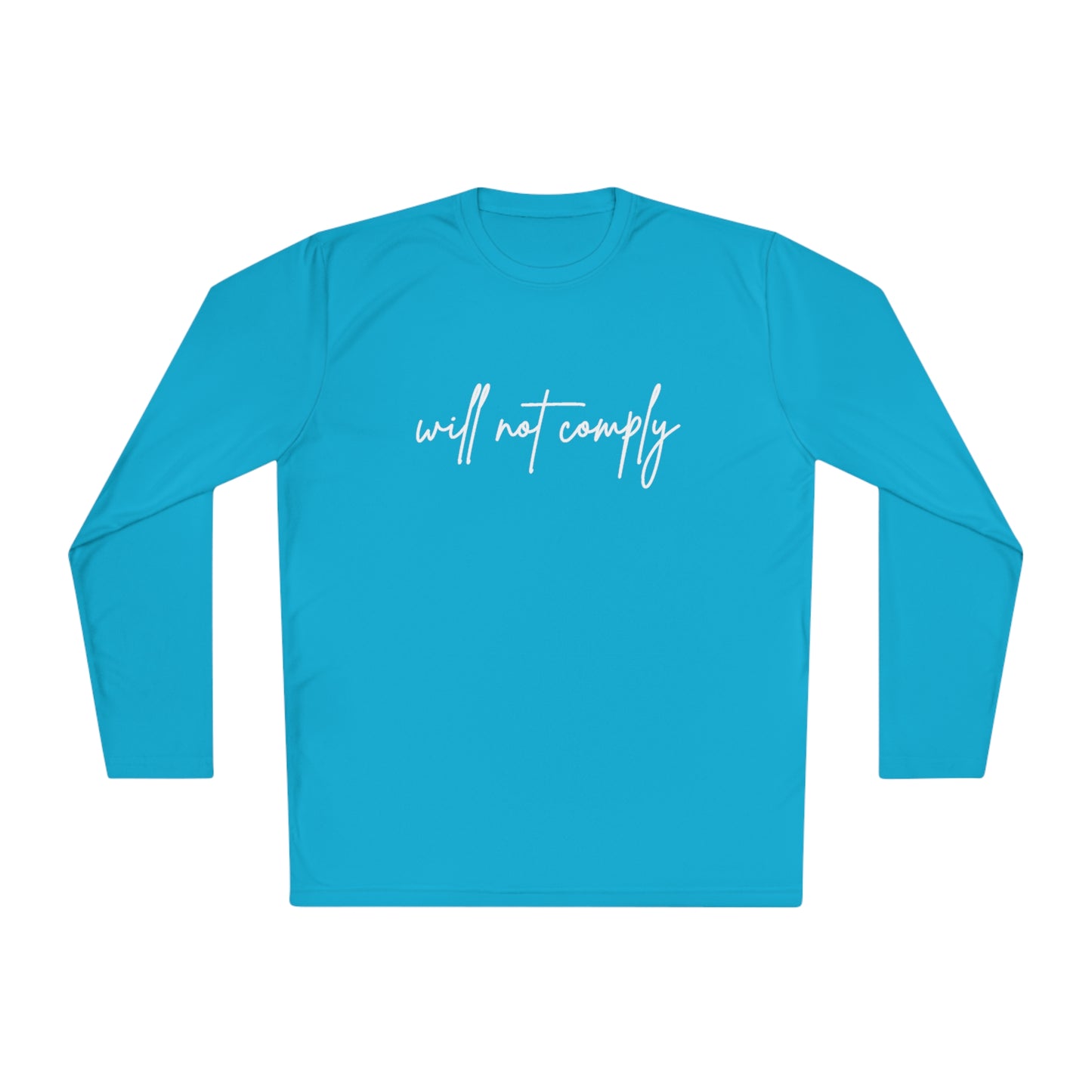 Will Not Comply Unisex Lightweight Long Sleeve Tee