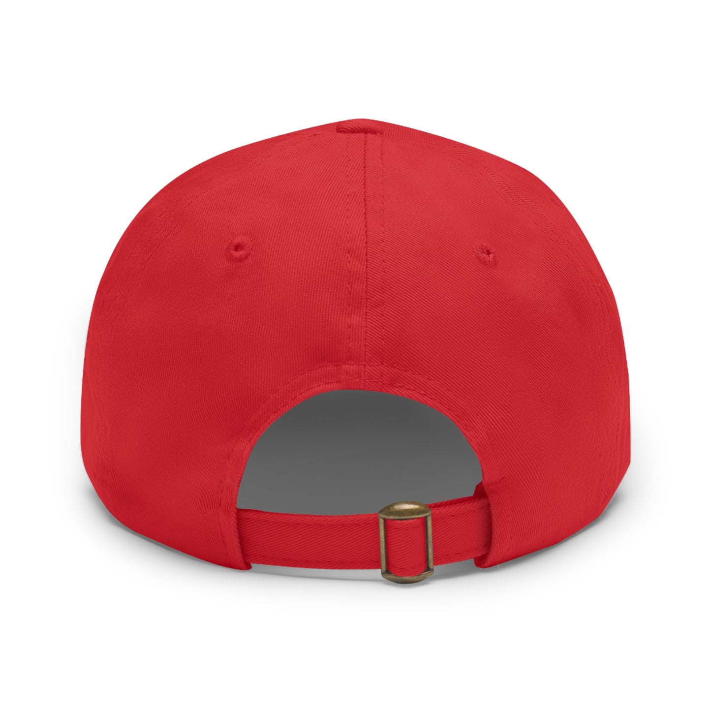AS Logo Dad Hat with Leather Patch (Round)