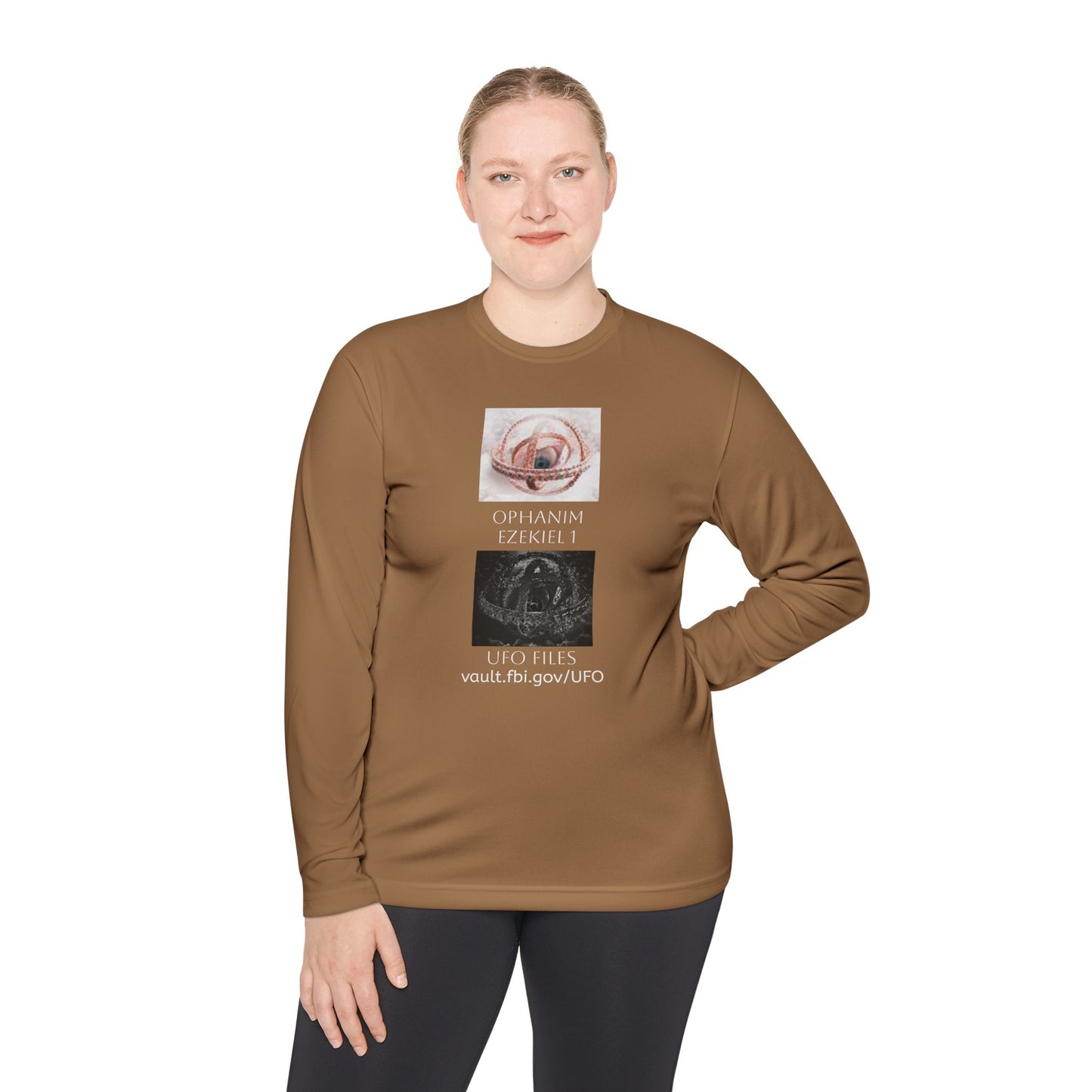 Ophanim/UFO Unisex Lightweight Long Sleeve Tee