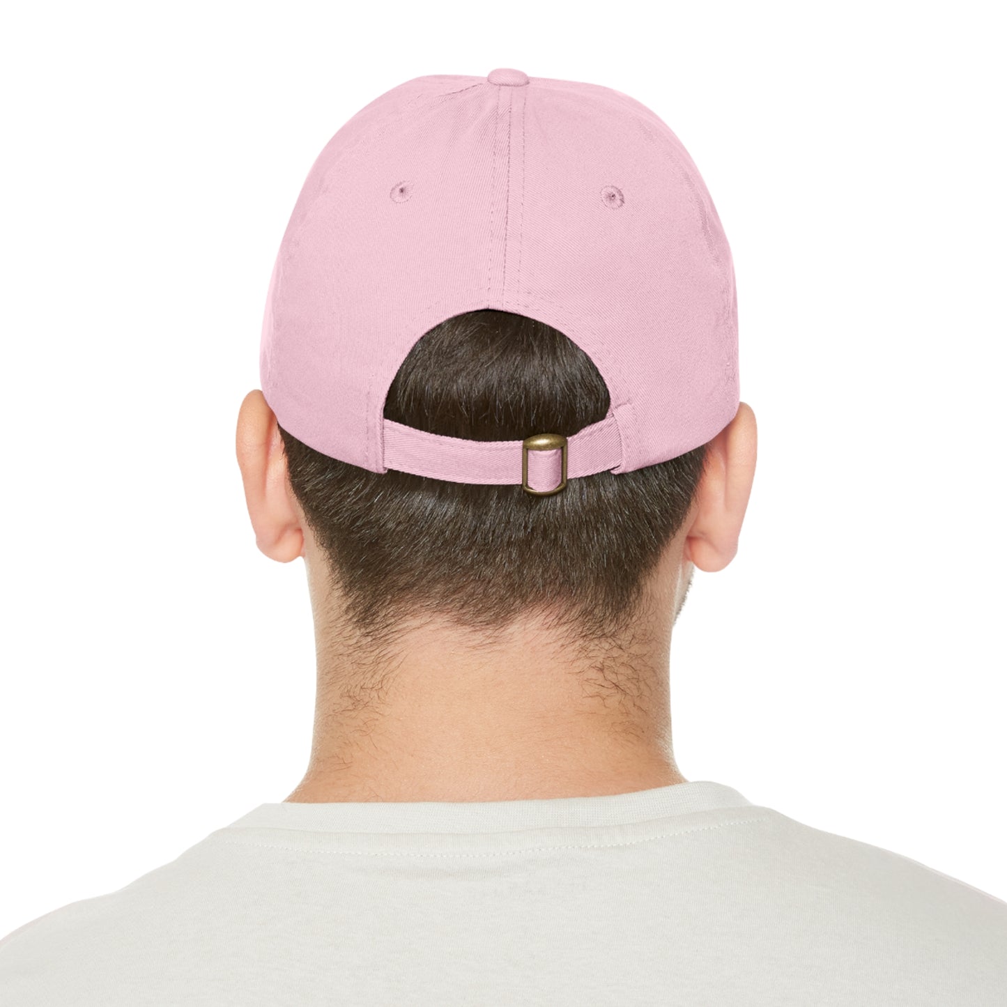 AS Logo Dad Hat with Leather Patch (Round)
