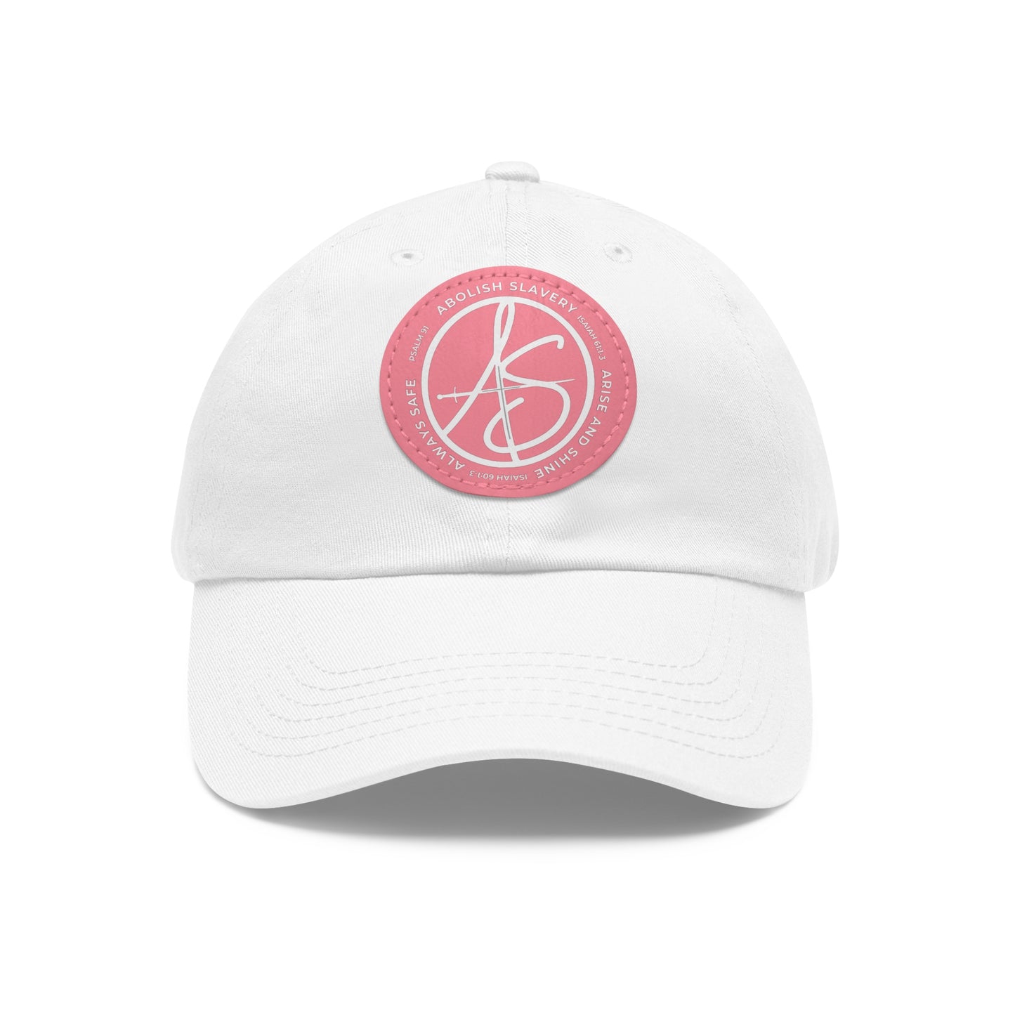 AS Logo Dad Hat with Leather Patch (Round)
