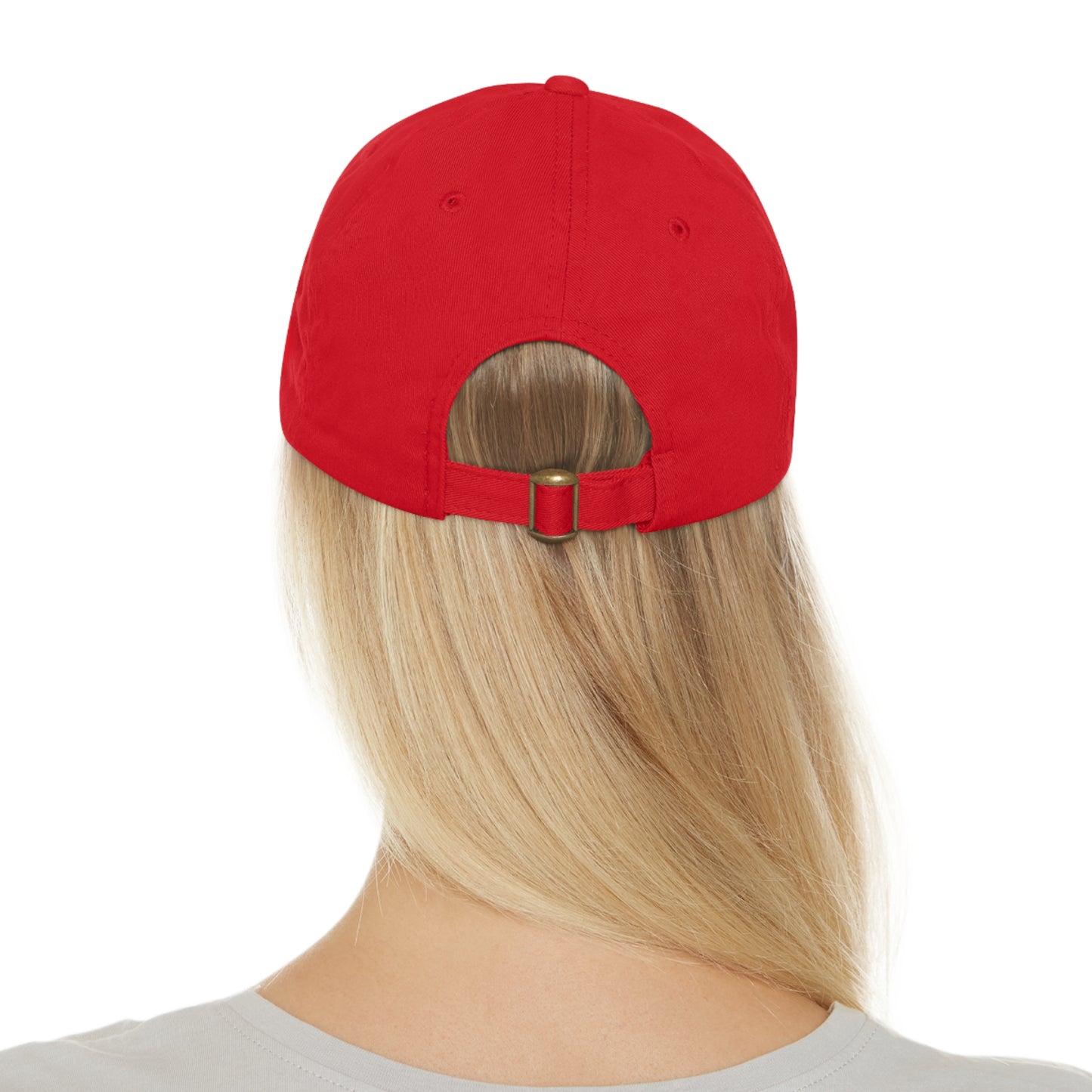 AS Logo Dad Hat with Leather Patch (Round)