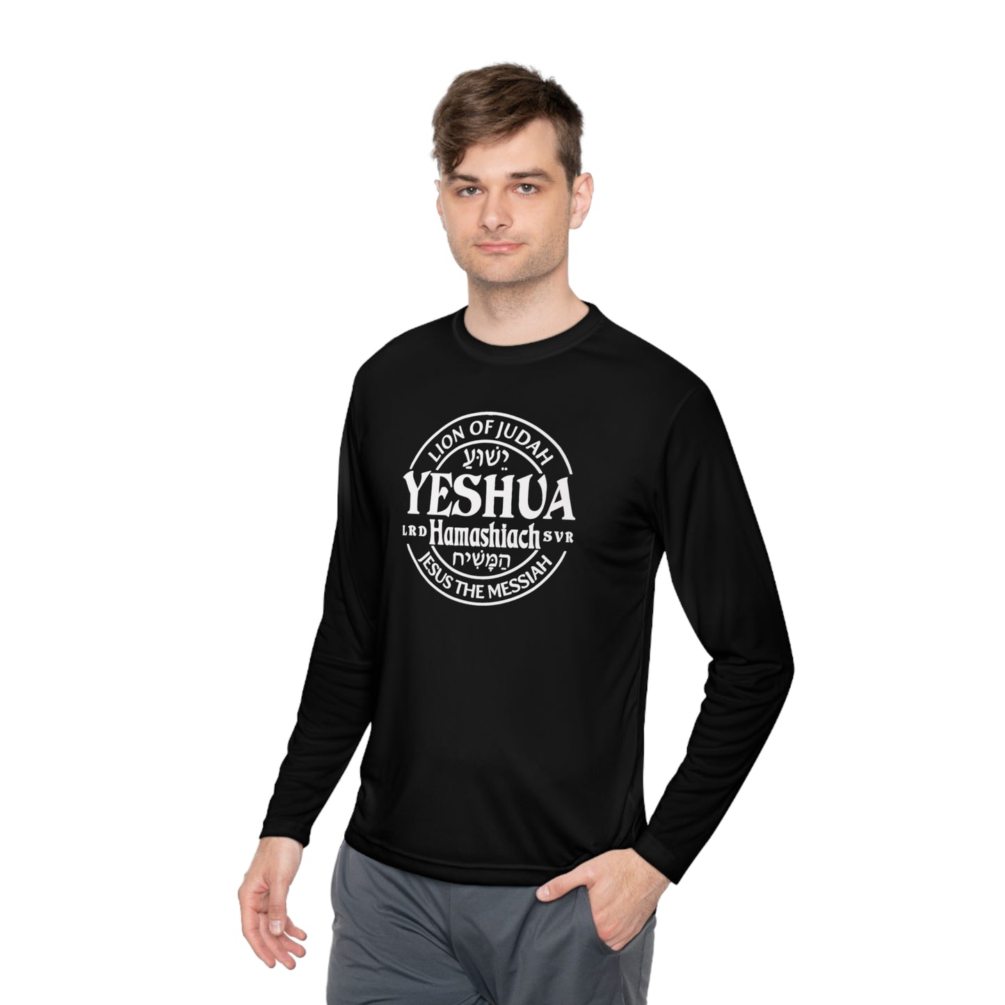Yeshua - Lion Of Judah Unisex Lightweight Long Sleeve Tee