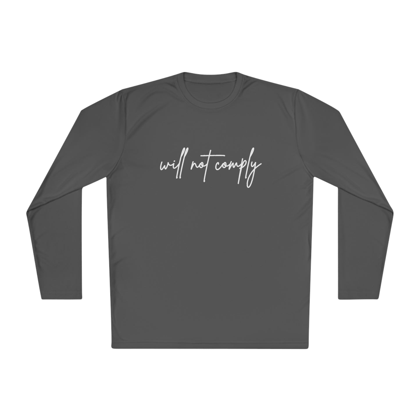 Will Not Comply Unisex Lightweight Long Sleeve Tee