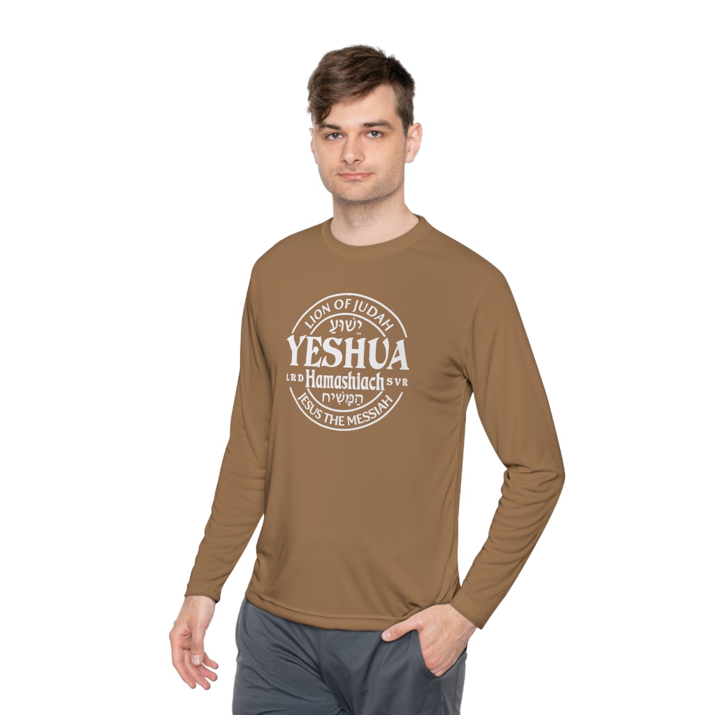 Yeshua - Lion Of Judah Unisex Lightweight Long Sleeve Tee