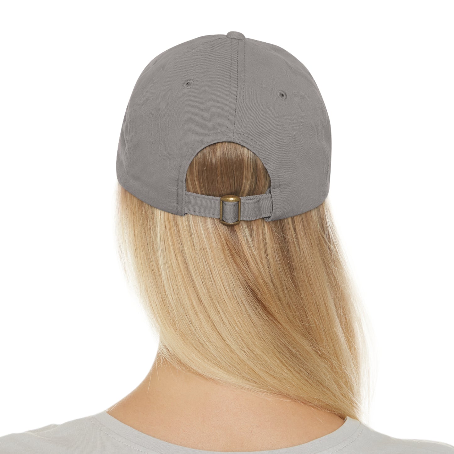 AS Logo Dad Hat with Leather Patch (Round)