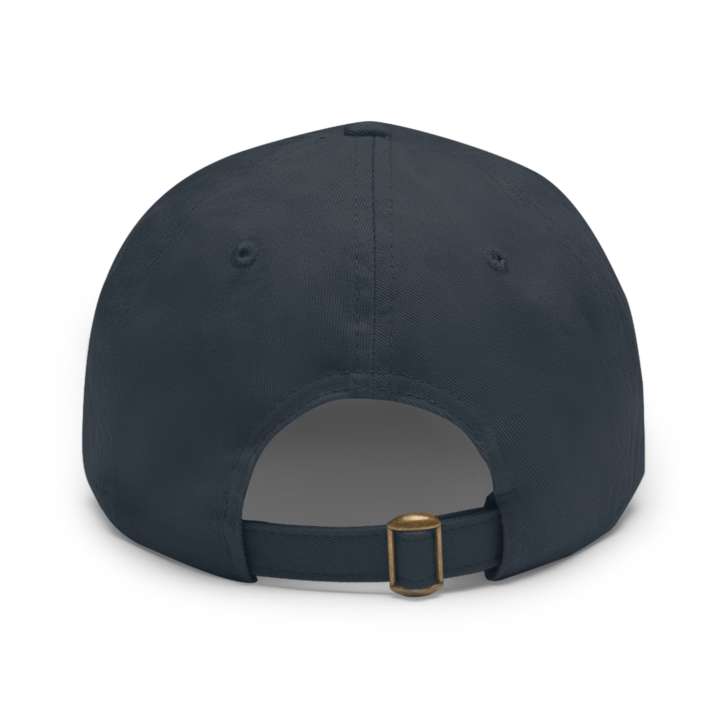AS Logo Dad Hat with Leather Patch (Round)