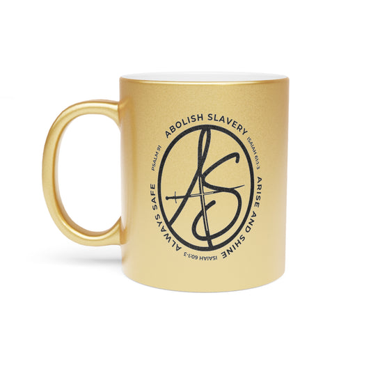 AS Logo Gold Metallic Mug