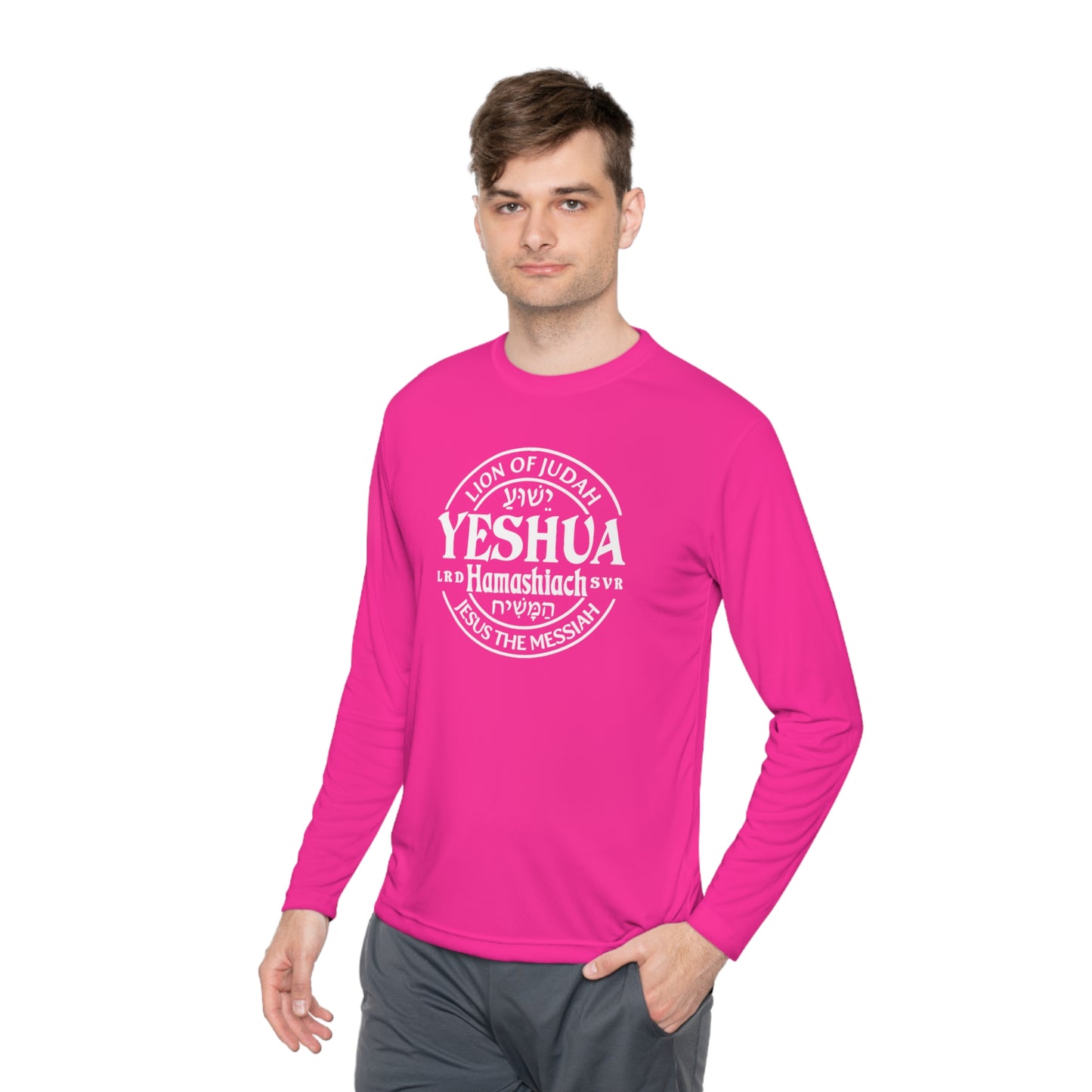 Yeshua - Lion Of Judah Unisex Lightweight Long Sleeve Tee