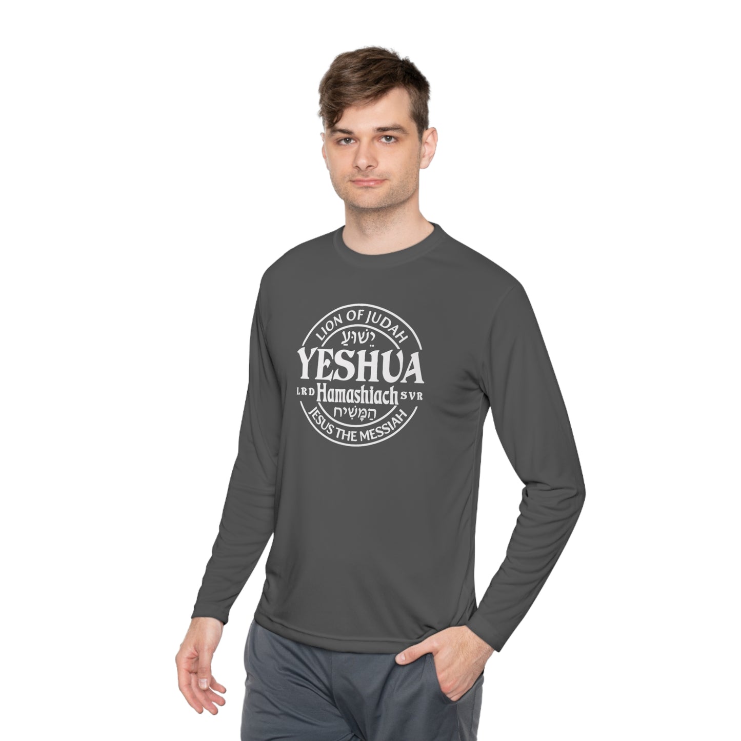 Yeshua - Lion Of Judah Unisex Lightweight Long Sleeve Tee