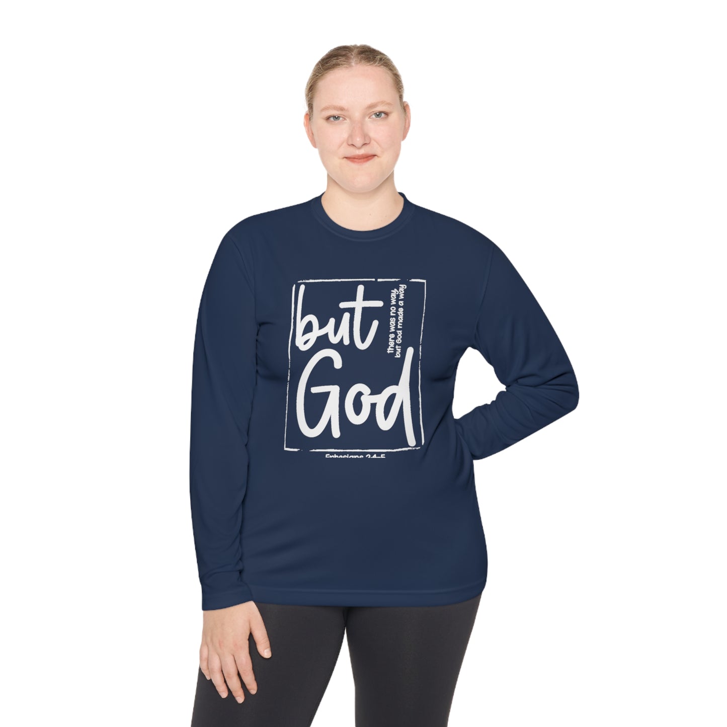 But God Unisex Lightweight Long Sleeve Tee