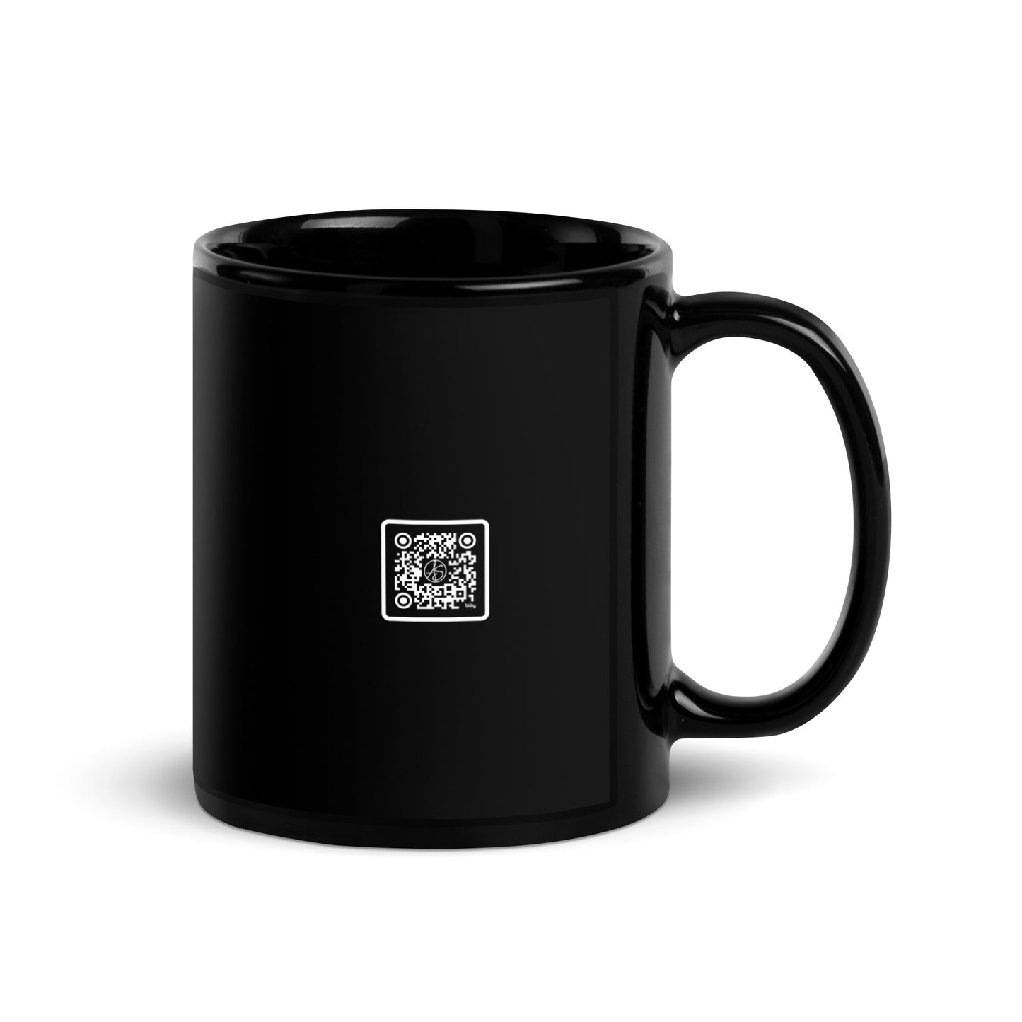 I Will Not Comply Black Glossy Mug