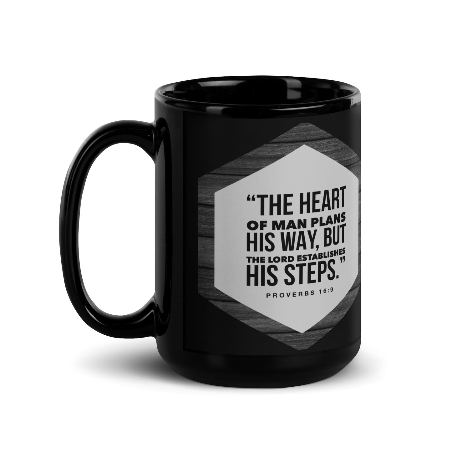Ephesians 16:9 Black Glossy Mug