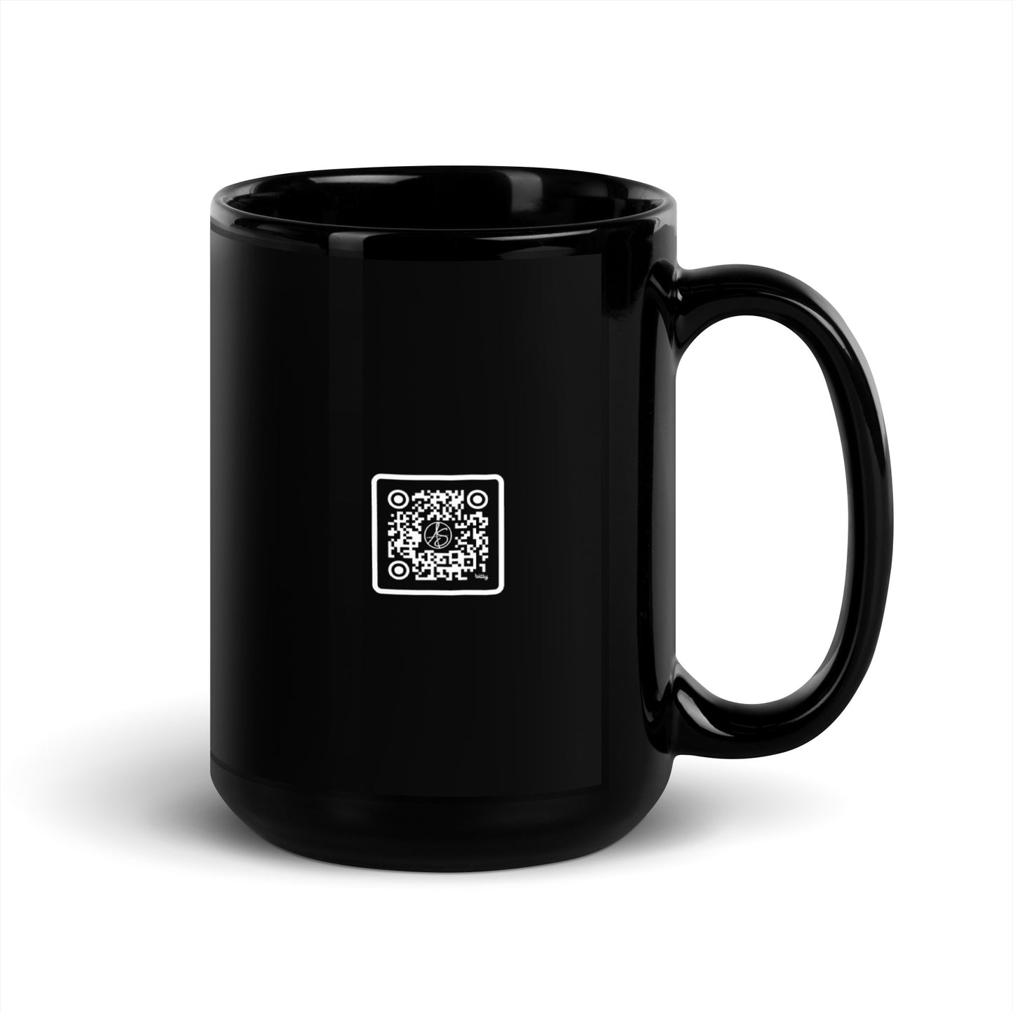 His Joy Is My Strength Black Glossy Mug