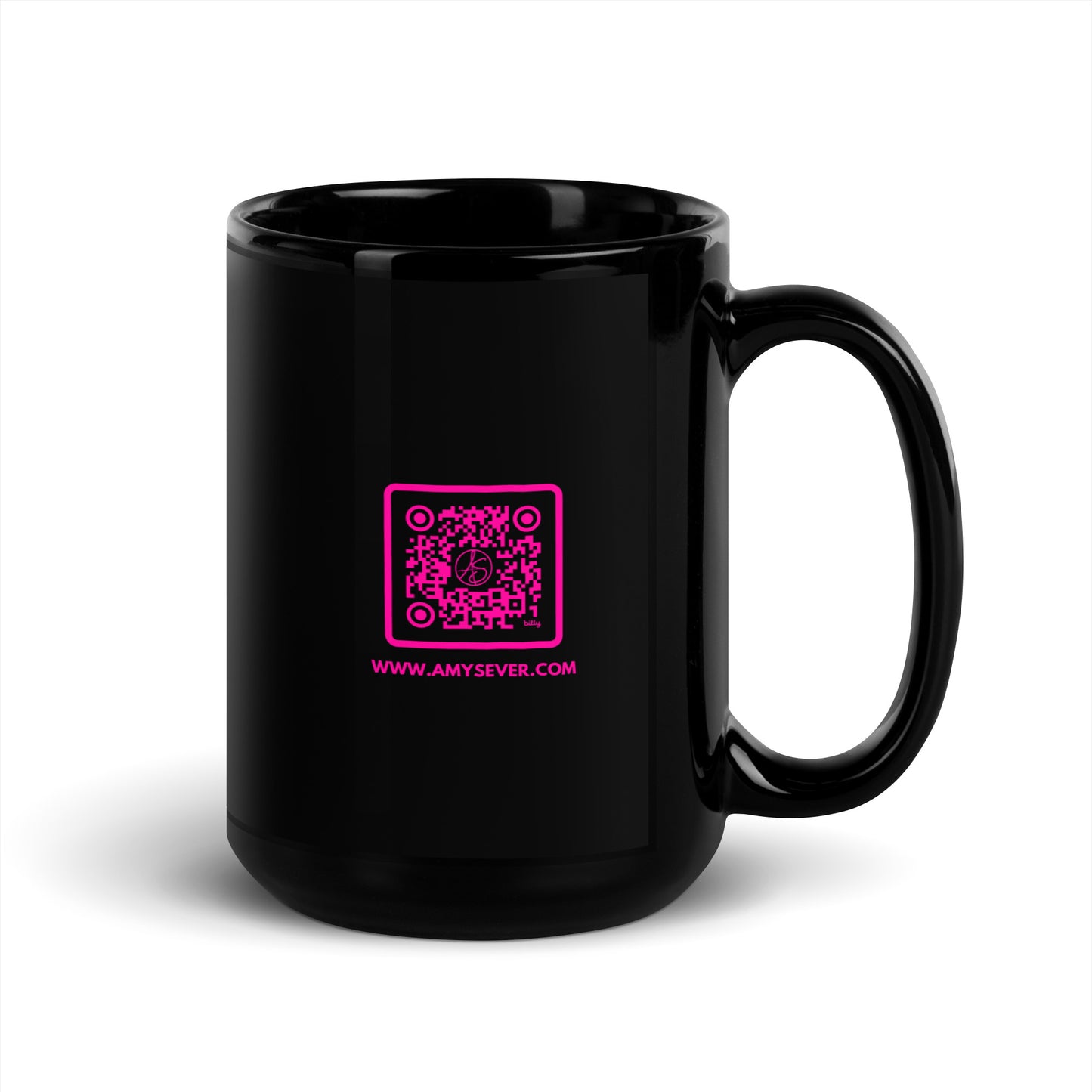 Strong Is The New Pretty Black Glossy Mug