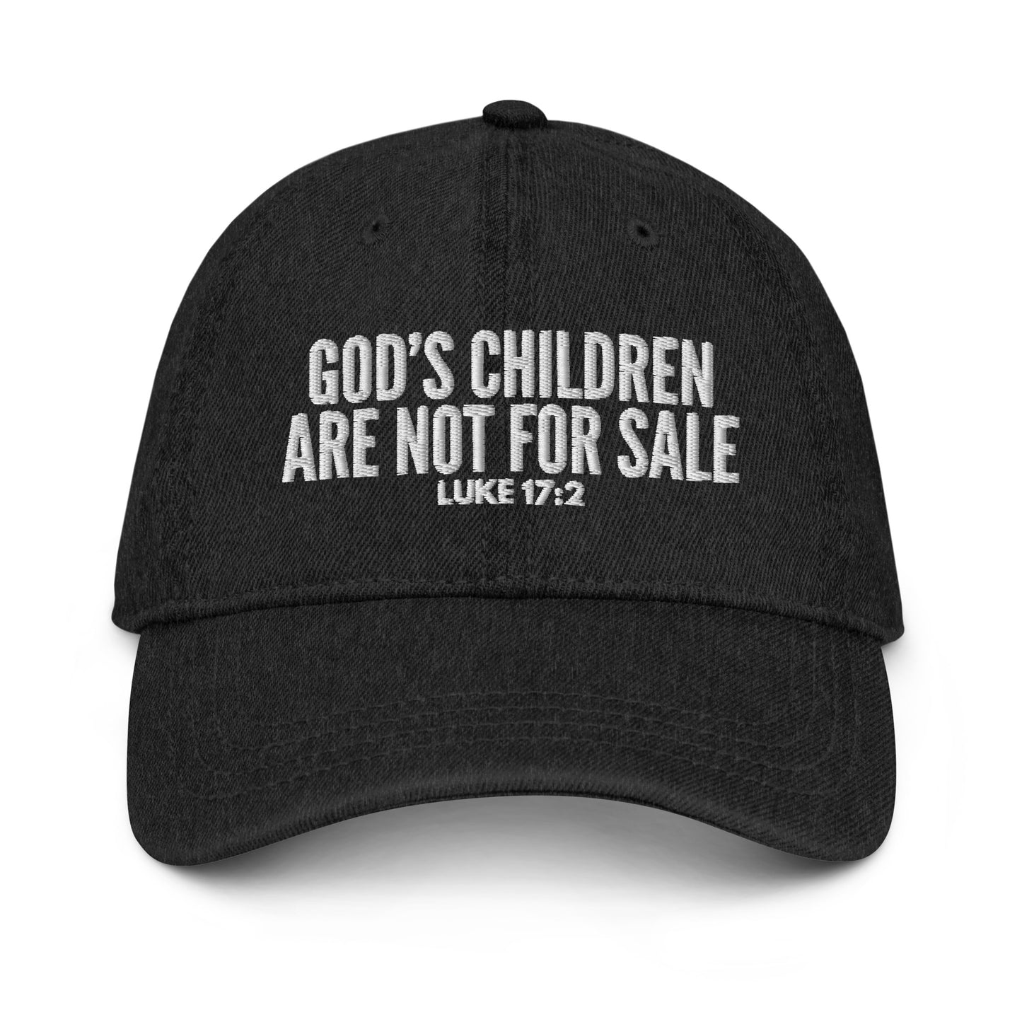 God’s Children Are Not For Sale Denim Hat