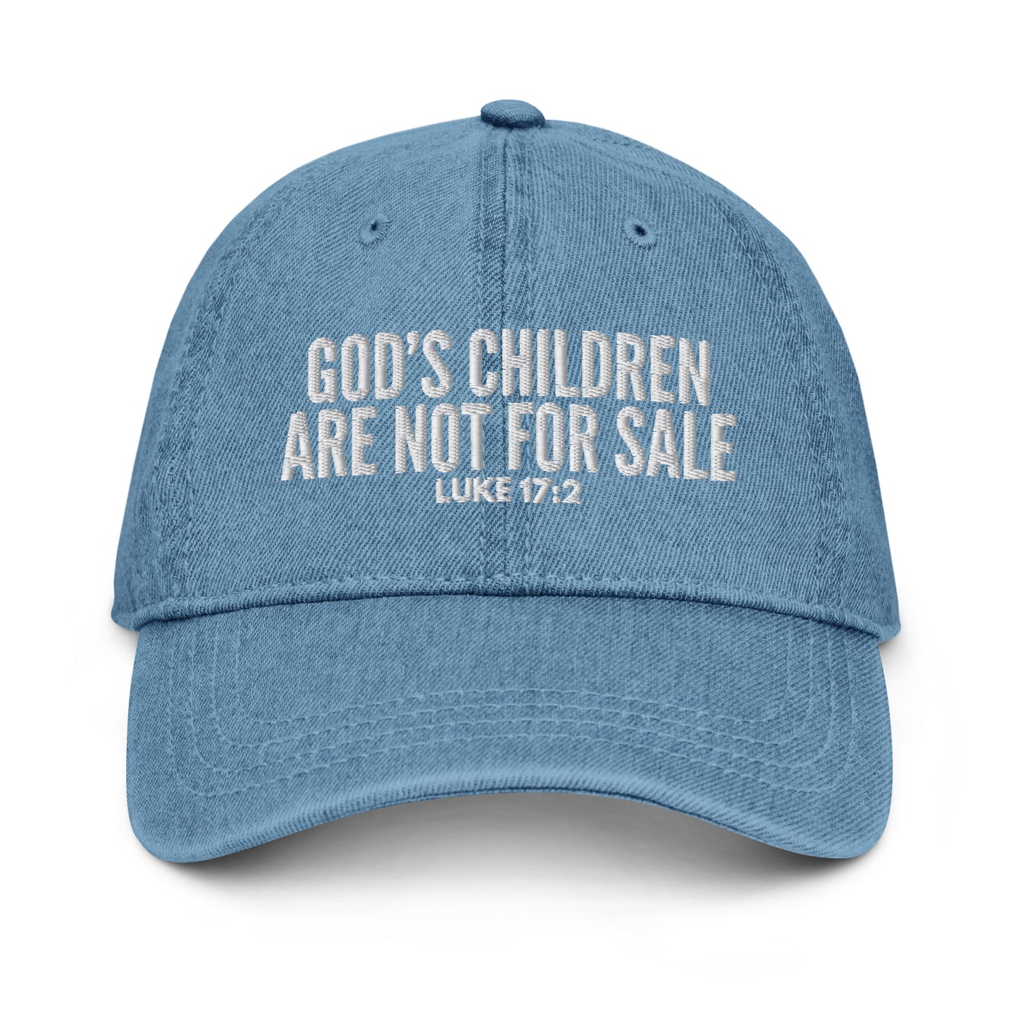 God’s Children Are Not For Sale Denim Hat