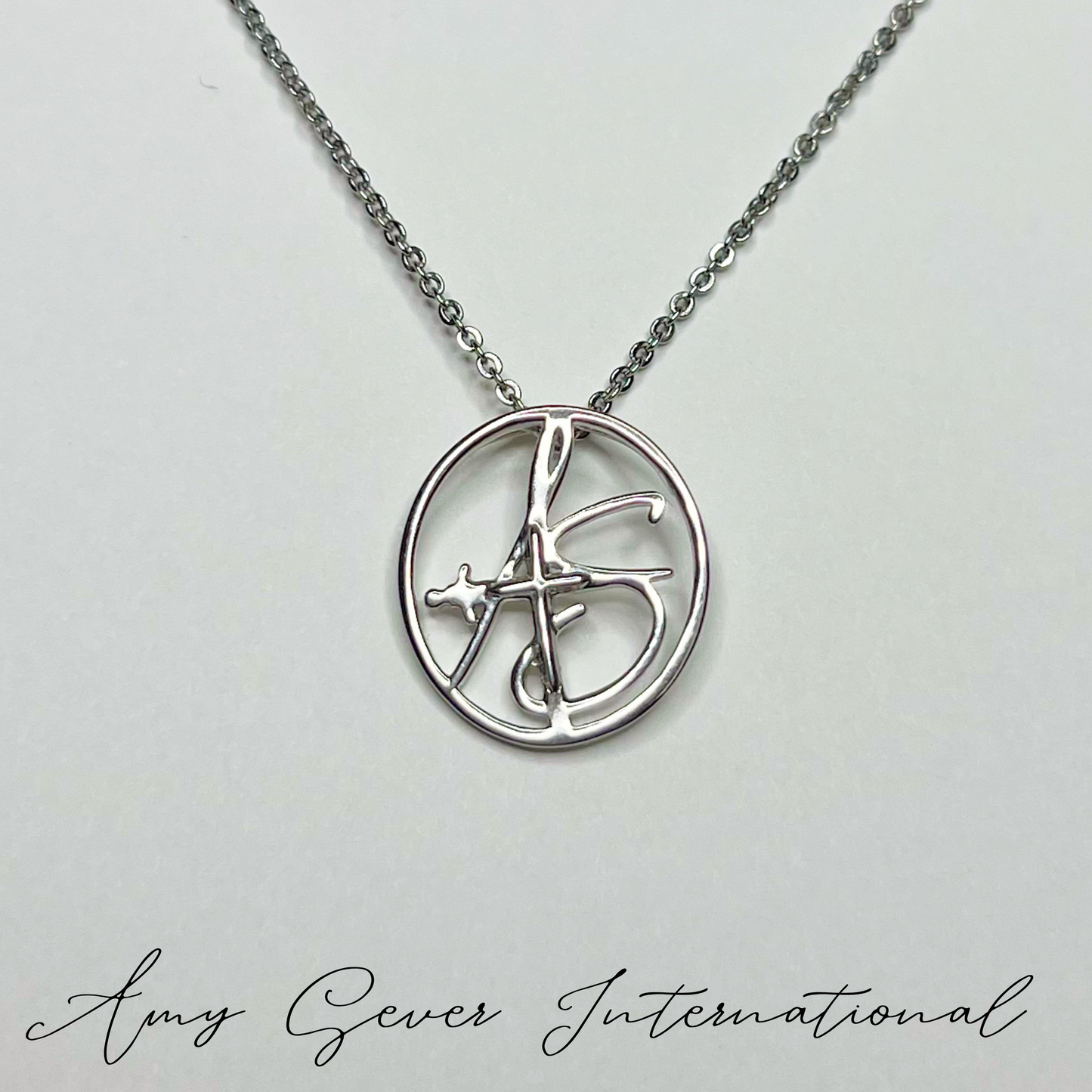 Sterling Silver Large Amulet with 18” Chain