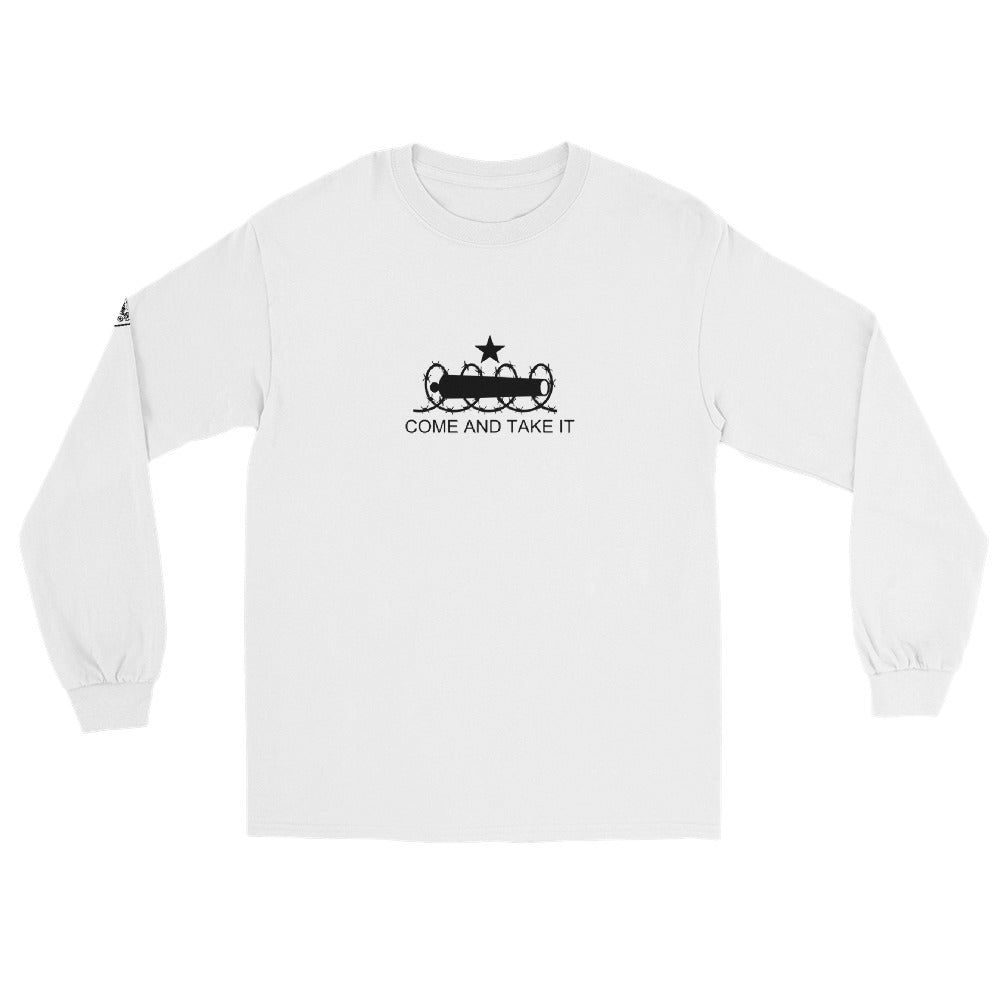 Come And Take It (black text) Unisex Long Sleeve Shirt