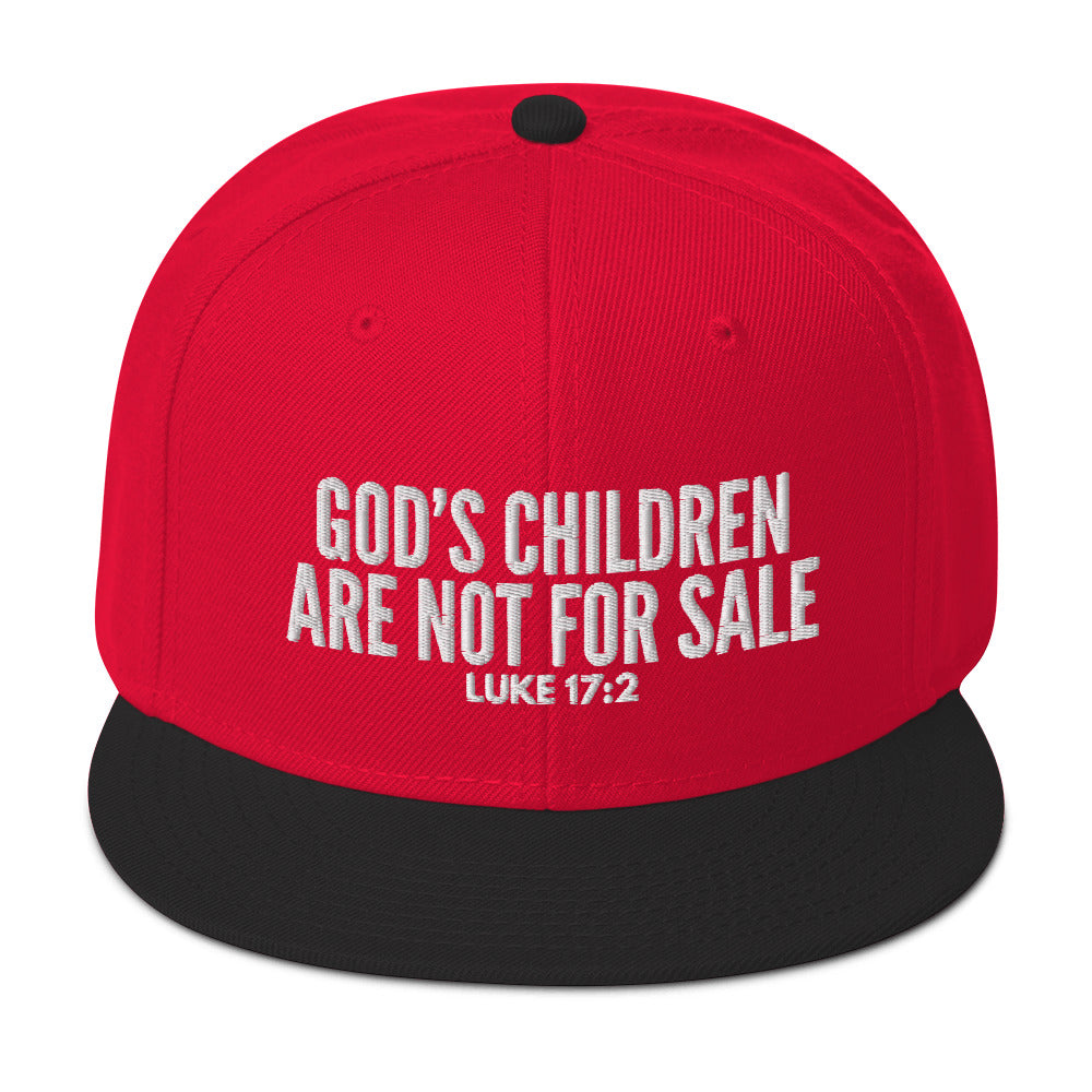 God’s Children Are Not For Sale Snapback Hat