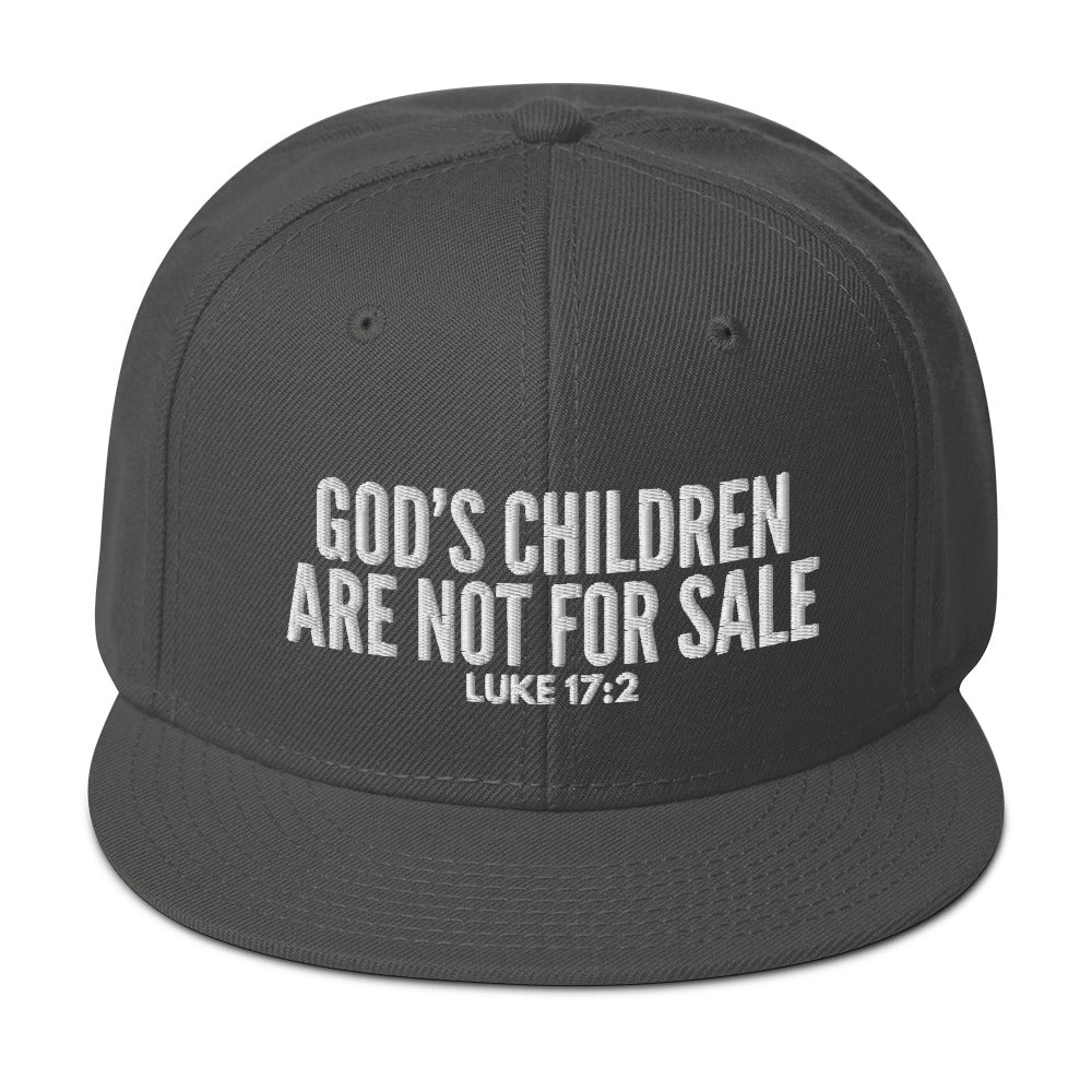 God’s Children Are Not For Sale Snapback Hat