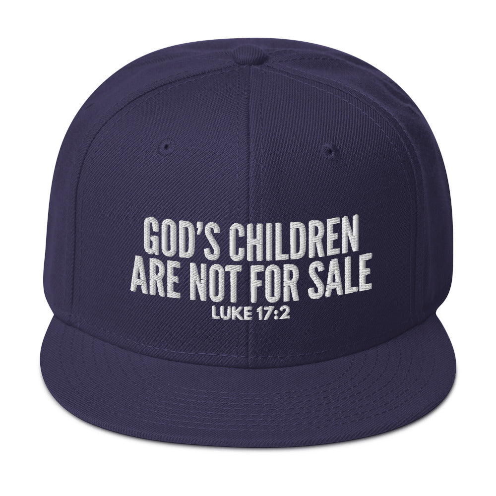 God’s Children Are Not For Sale Snapback Hat
