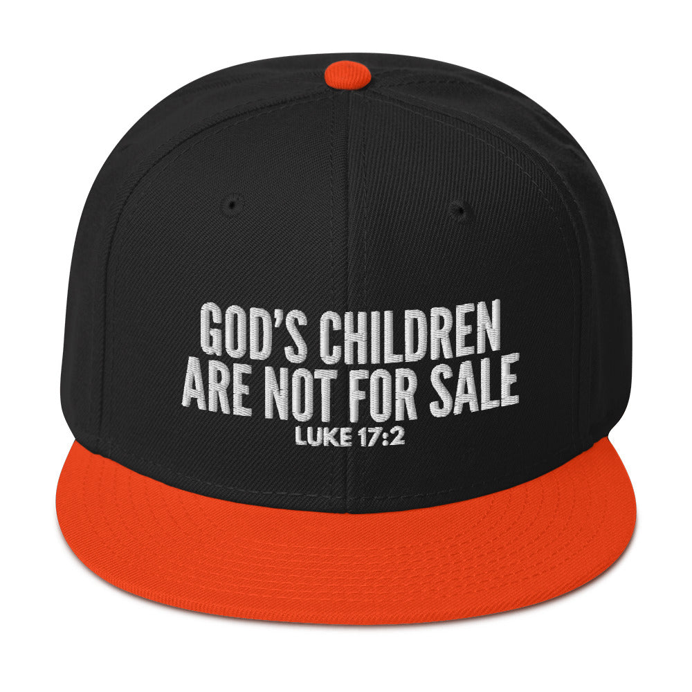 God’s Children Are Not For Sale Snapback Hat