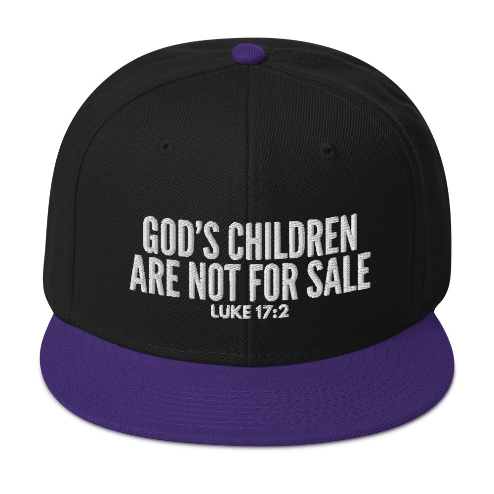 God’s Children Are Not For Sale Snapback Hat