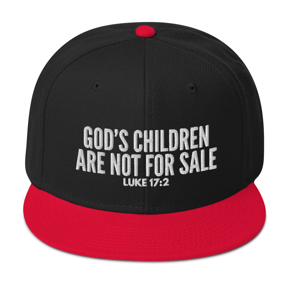 God’s Children Are Not For Sale Snapback Hat